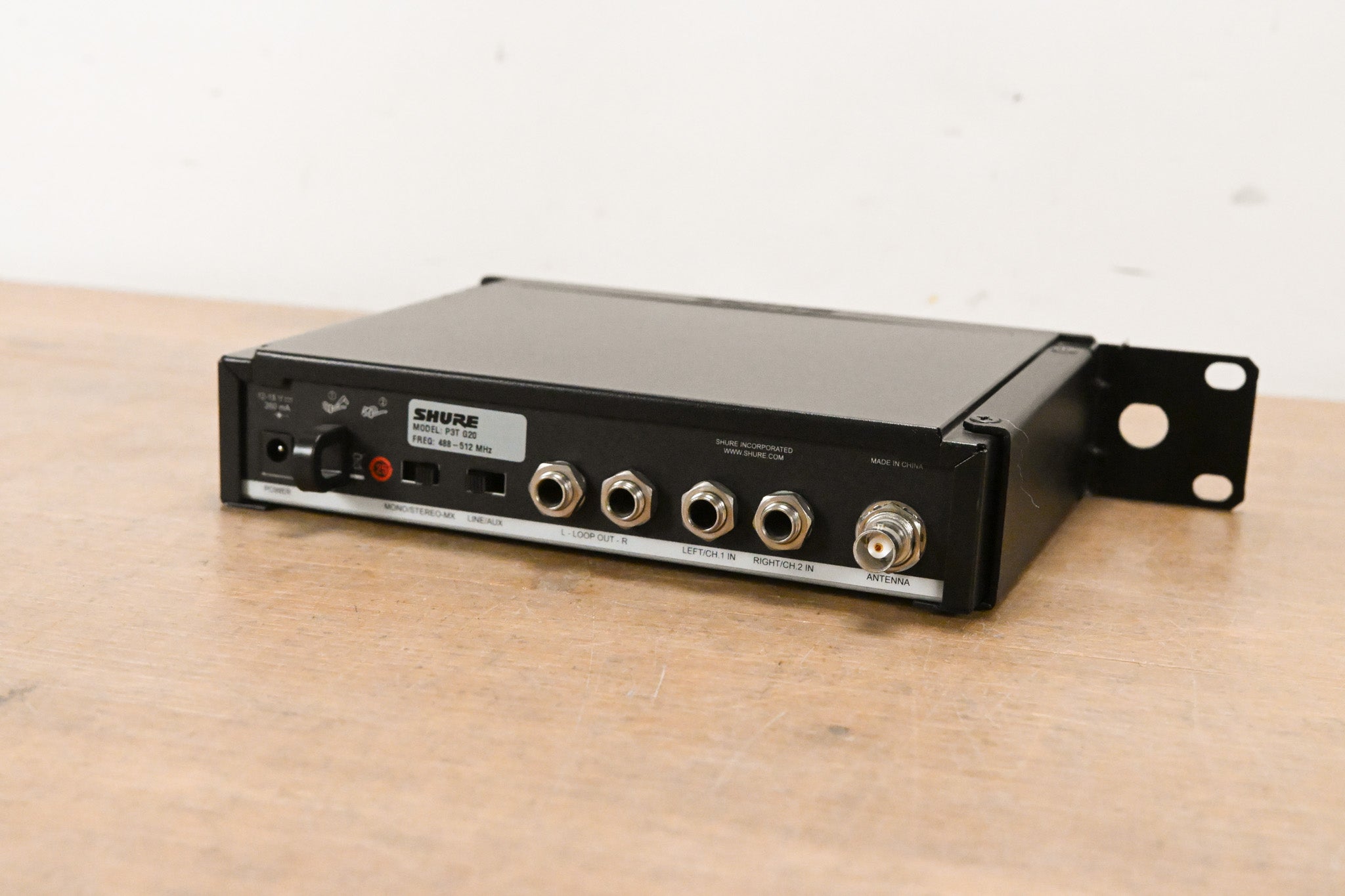 Shure P3T-G20 PSM 300 Wireless Transmitter - G20 Band (NO POWER SUPPLY)