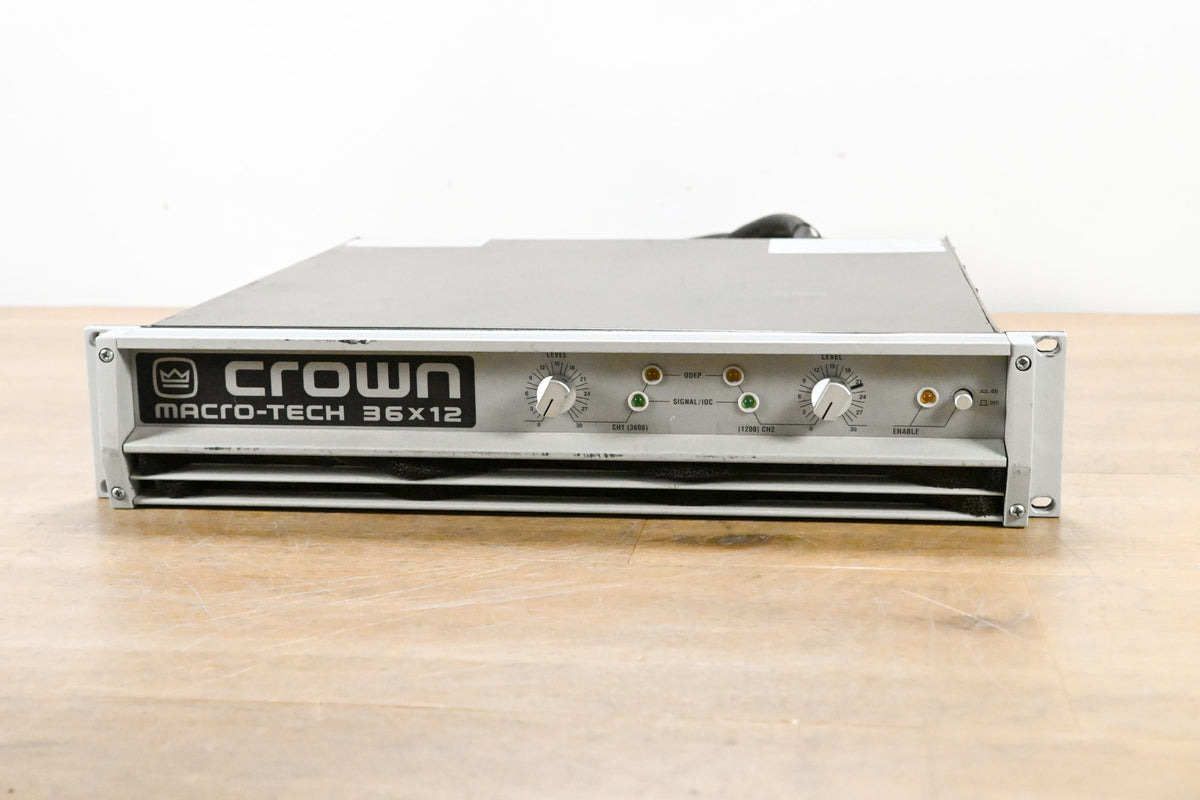 Crown Macro-Tech 36x12 2-Channel Power Amplifier