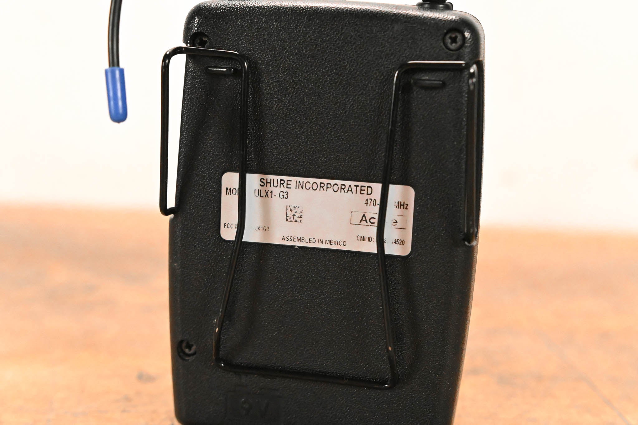 Shure ULX1-G3 Wireless Bodypack Transmitter - G3 Band: 470-506 MHz