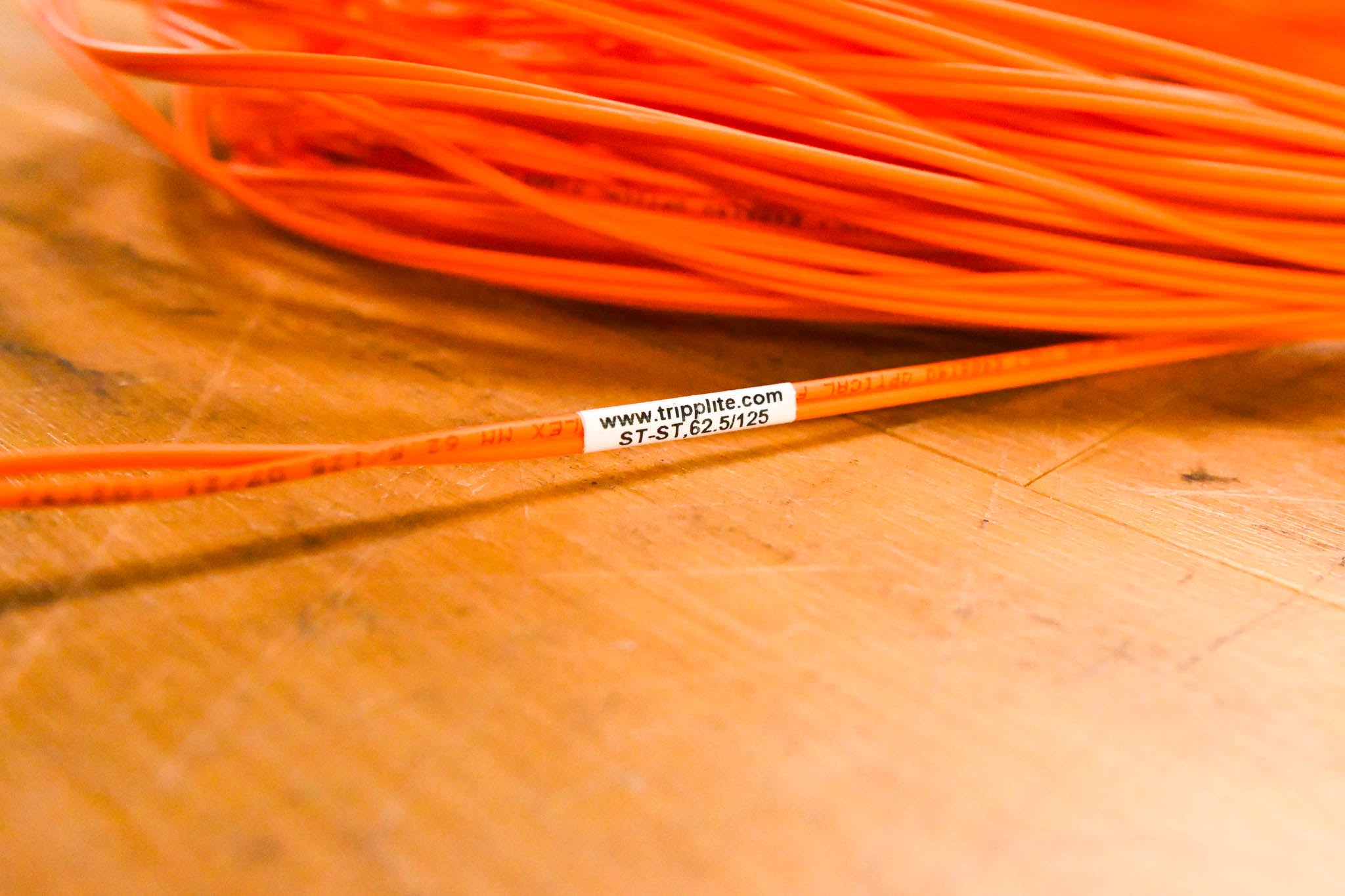 Tripp Lite ST-ST Duplex OM1 62.5/125 Multimode Fiber Cable - 100'