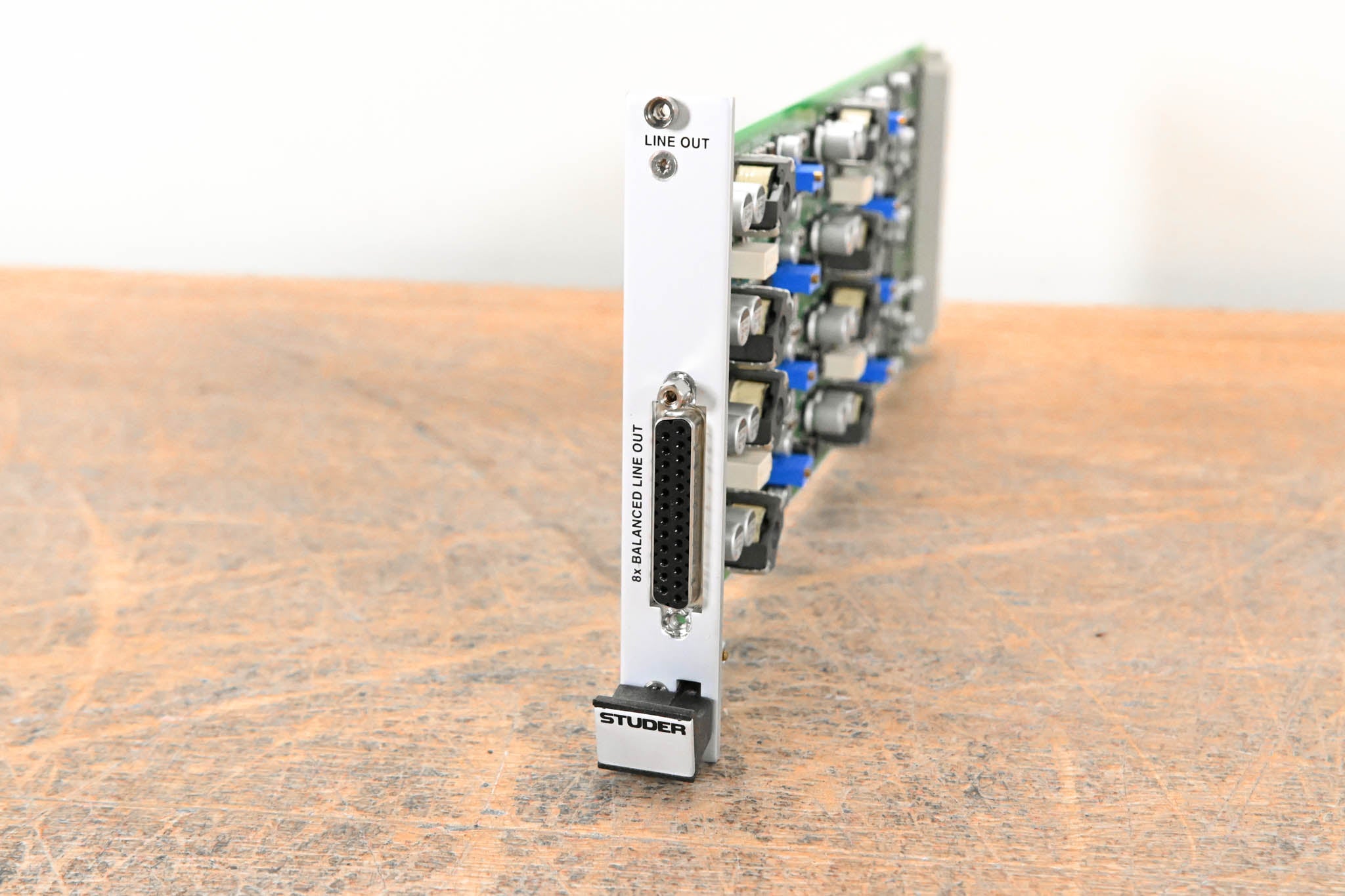 Studer 8-Channel Analog Line Out Card for D21m & D23m Modular I/O System