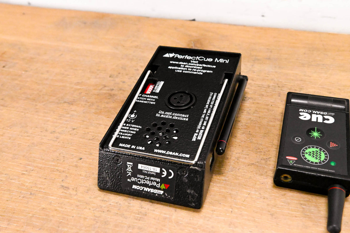 DSan PerfectCue Mini with 4-Button Transmitter and Green Laser Pointer
