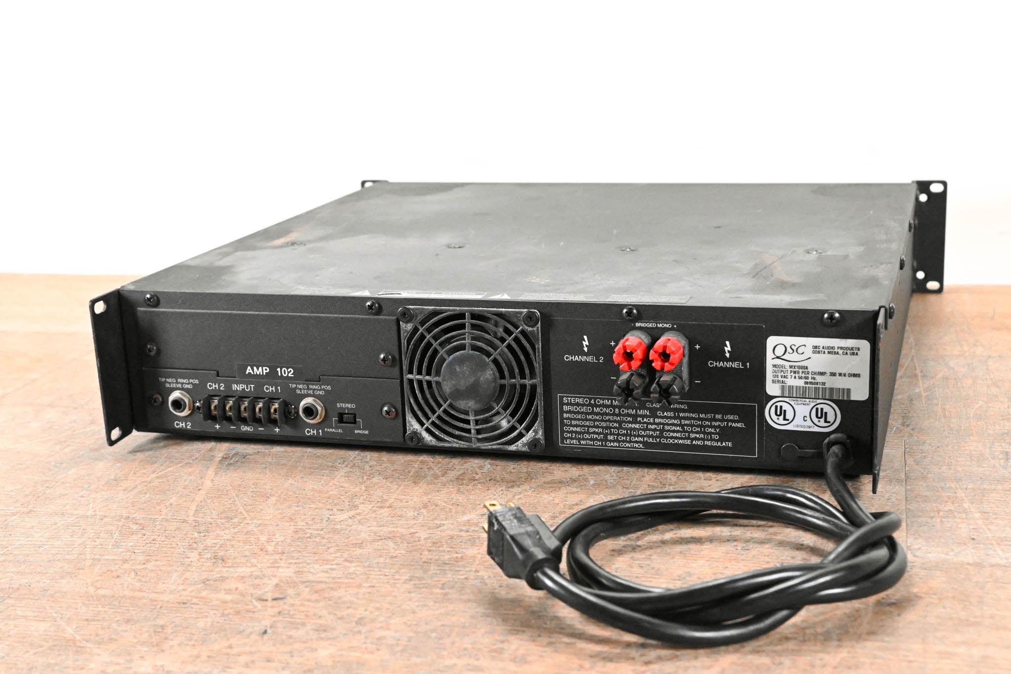 QSC MX 1000a 2-Channel Power Amplifier