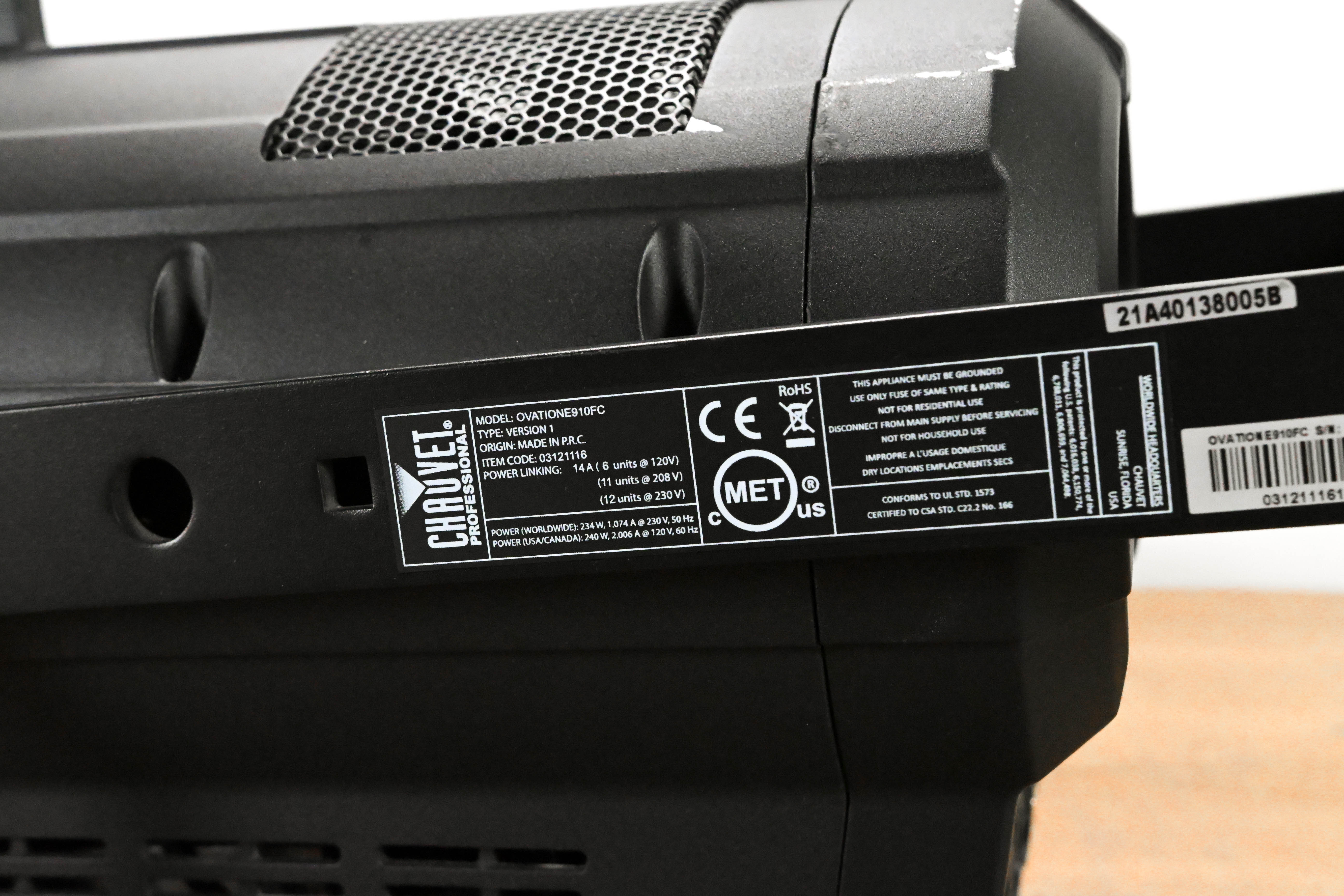 Chauvet Ovation E-910FC 19 Degree LED Ellipsoidal Light