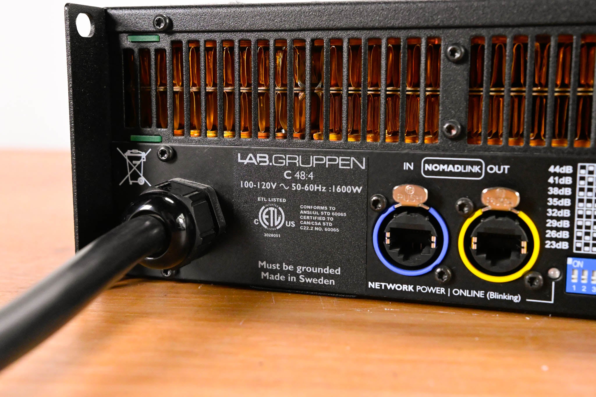 Lab Gruppen C 48:4 4800W 4-Channel Power Amplifier