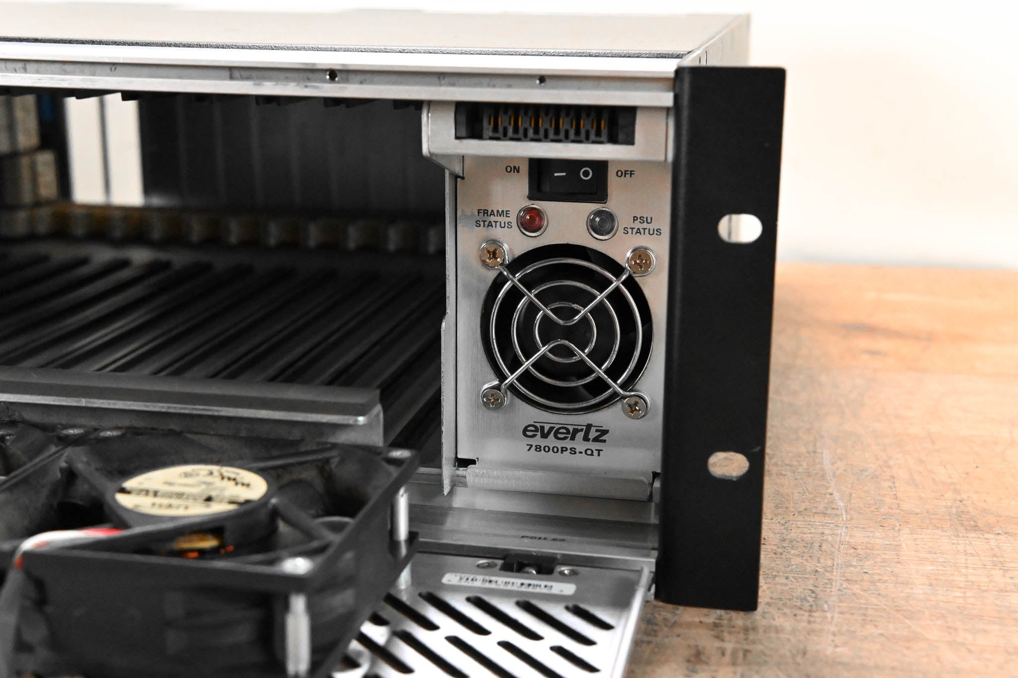 Evertz 7800FR 3RU Rackmount MultiFrame with Cards