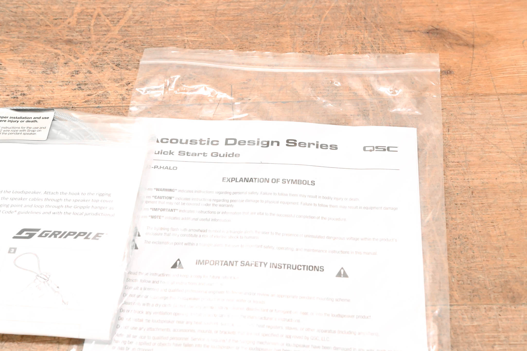 QSC AD-P.Halo Integrated SUB/SAT Pendant Loudspeaker System