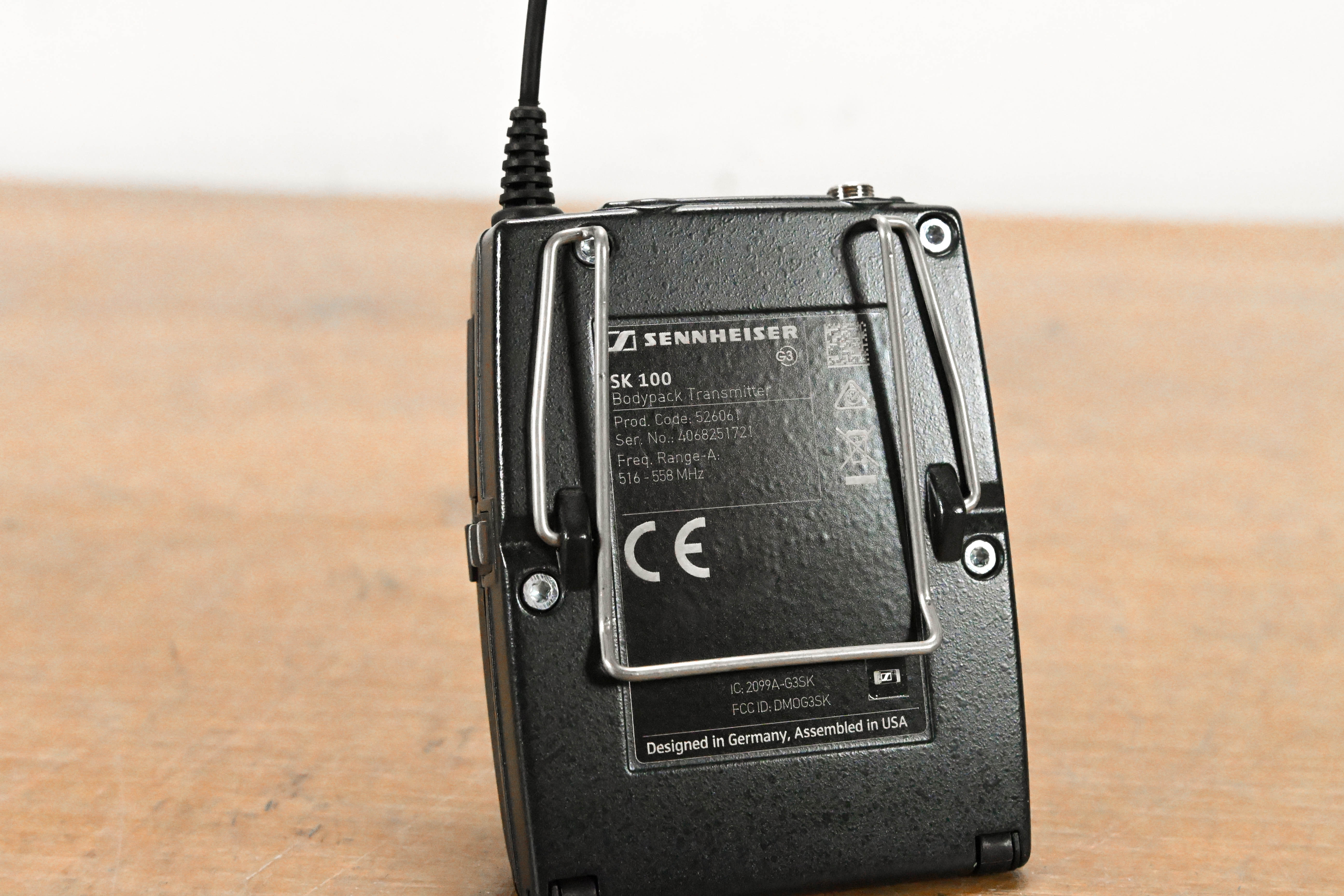 Sennheiser SK 100 G3 Wireless Bodypack Transmitter A Range: 516-558 MHz