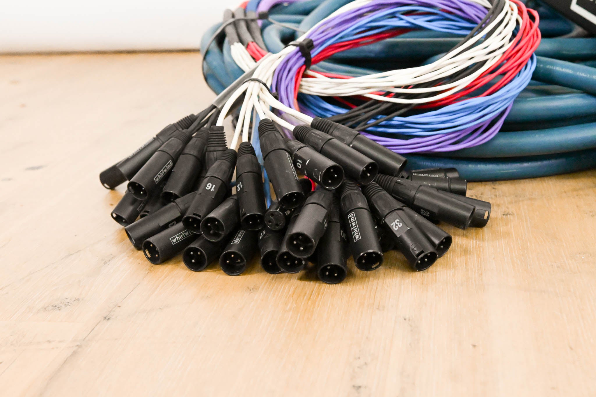 Whirlwind 32x8 XLR Stage Snake - 100ft