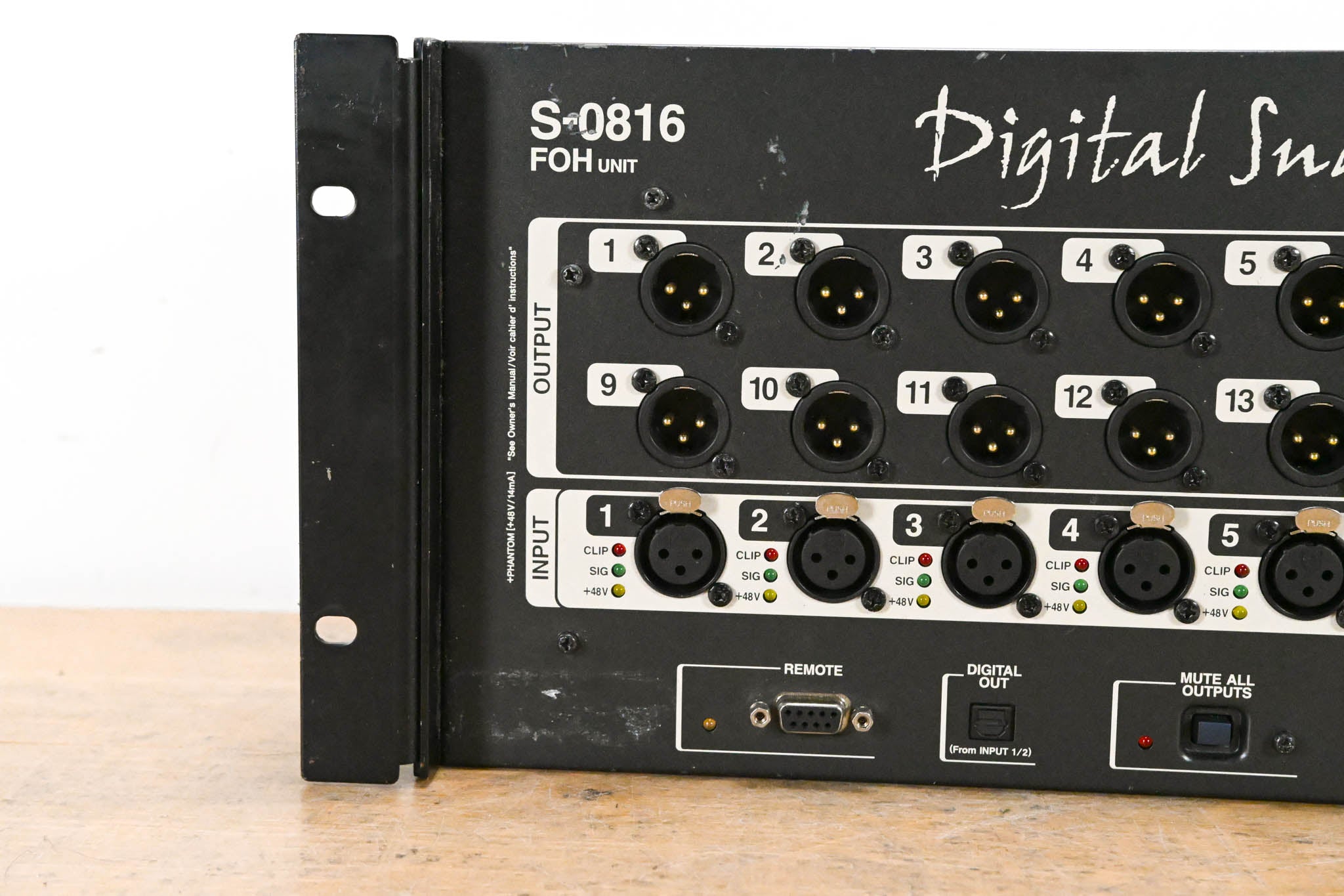 Roland S-0816 8 x 16 Digital Snake Front of House Unit
