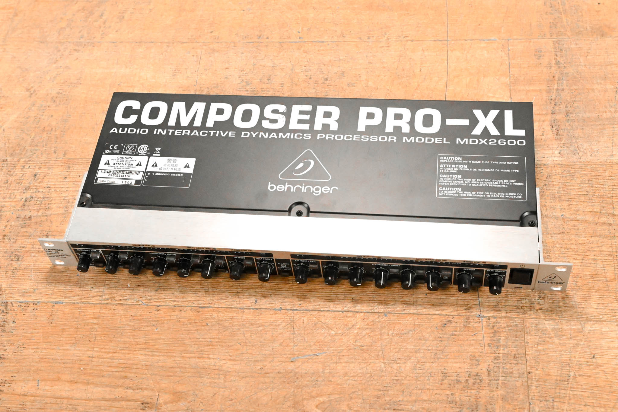 Behringer Composer Pro-XL MDX2600 Audio Interactive Dynamics Processor