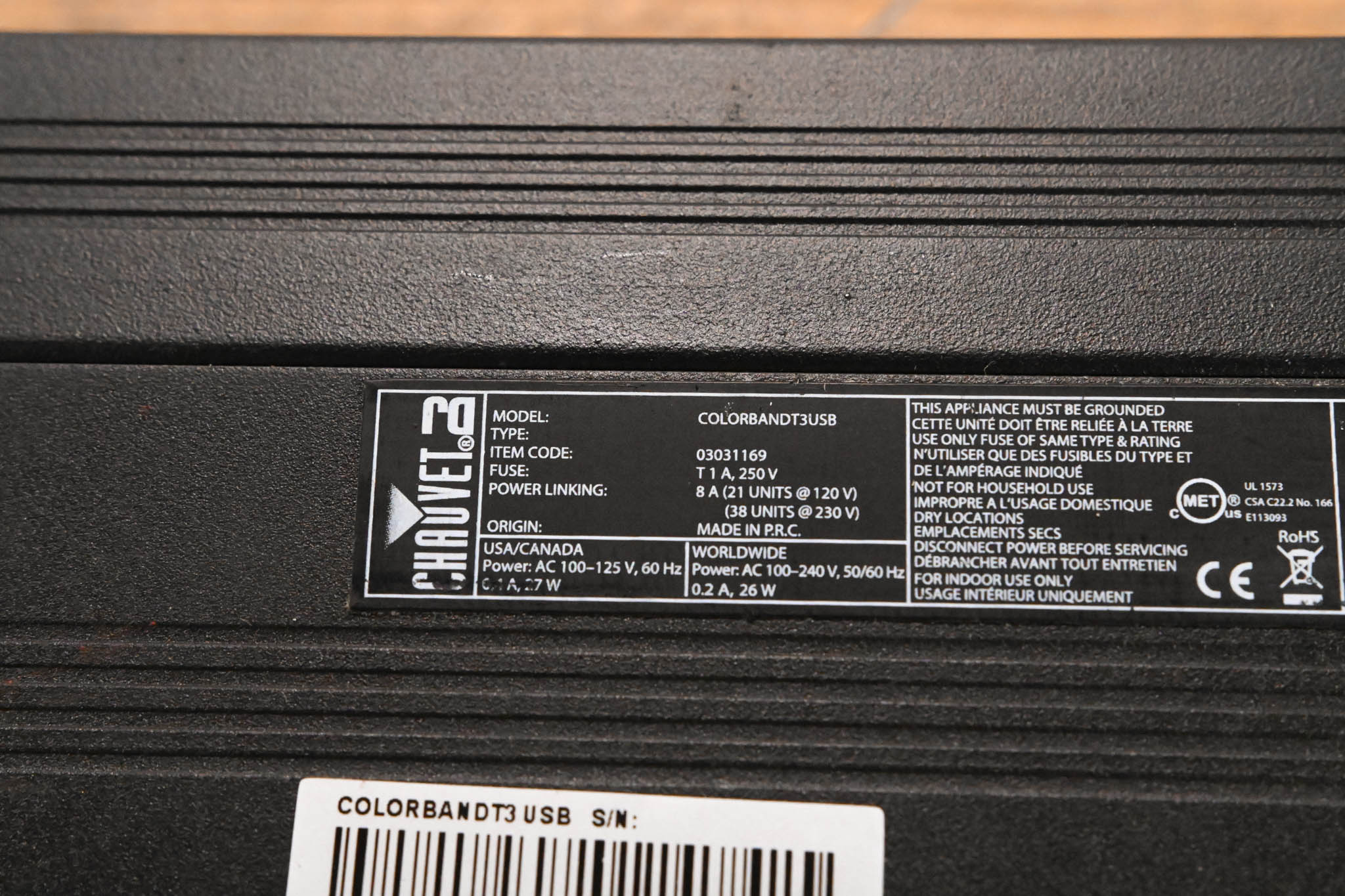 Chauvet COLORband T3USB Linear RGB Wash Light