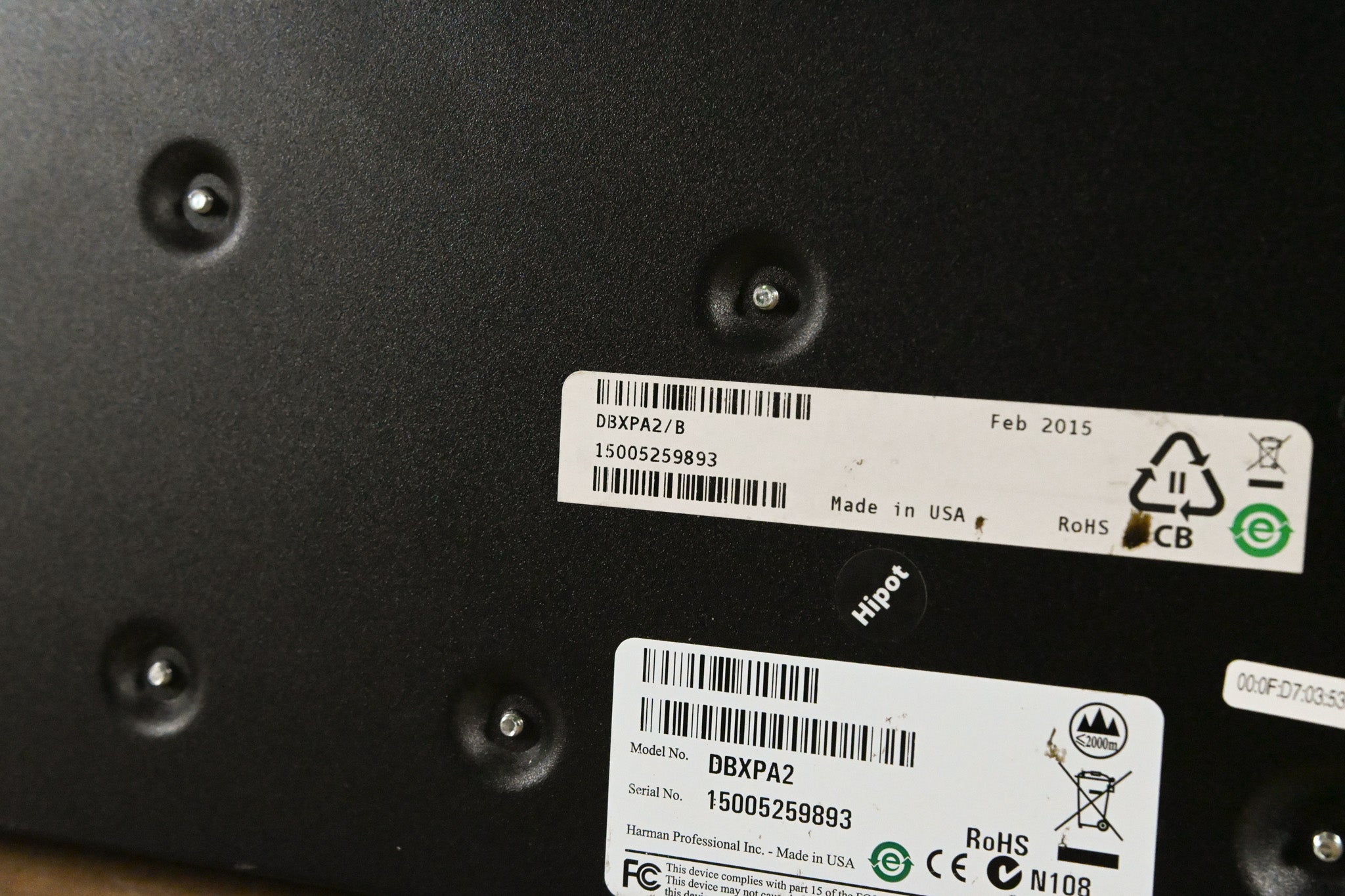 dbx DriveRack PA2 Complete Loudspeaker Management System