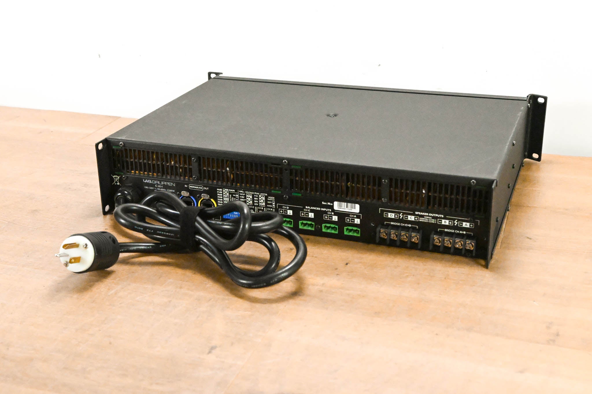 Lab Gruppen C 68:4 6800W Four-Channel Power Amplifier