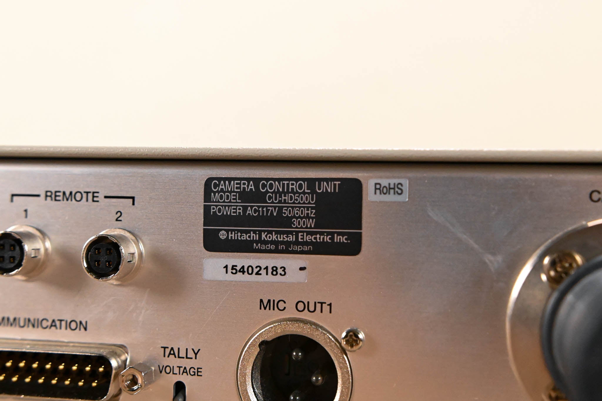 Hitachi CU-HD500 Fiber Optic Camera Control Unit