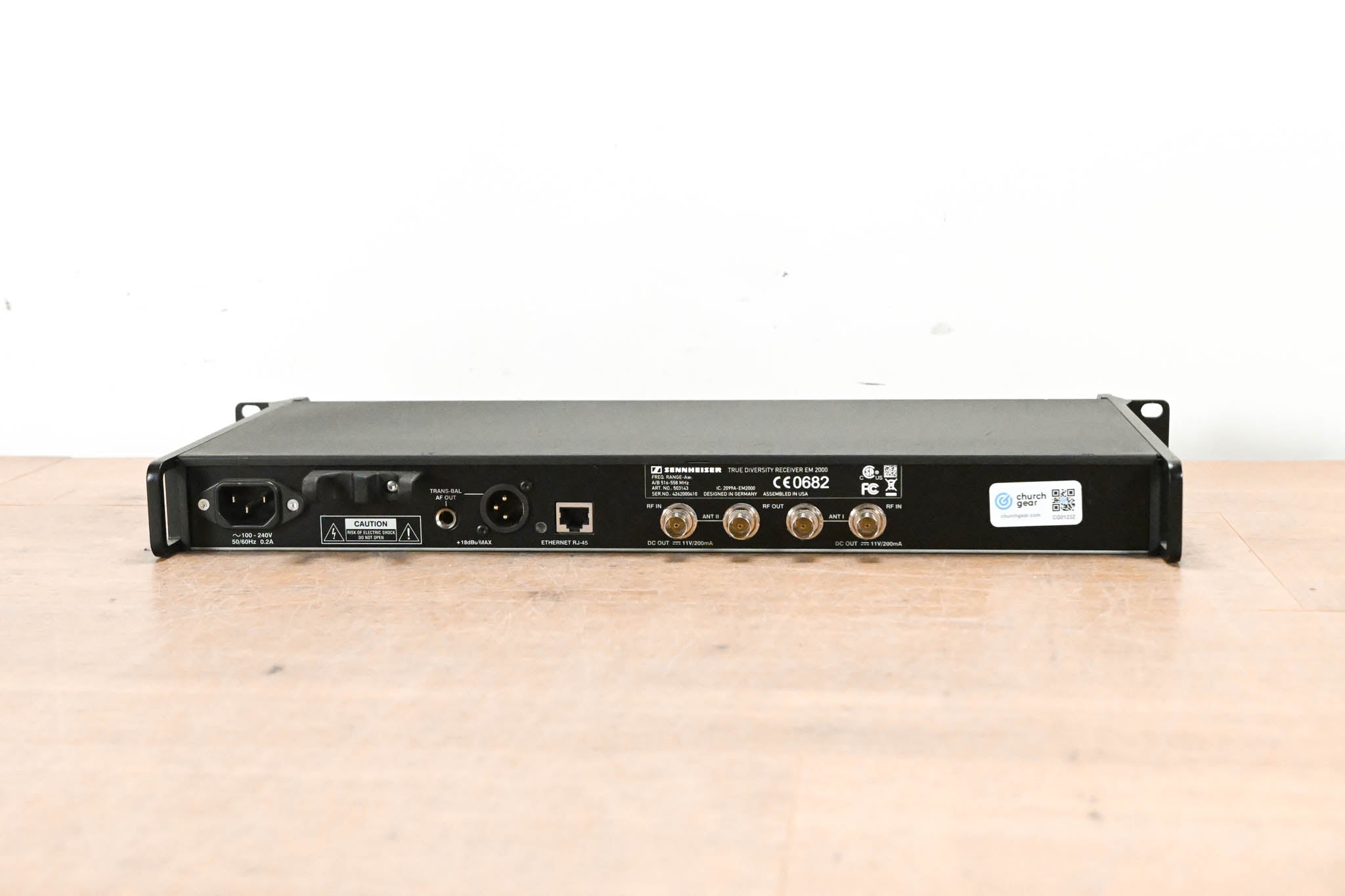 Sennheiser EM 2000 Wireless Microphone Receiver - Aw Range: 516-558 MHz