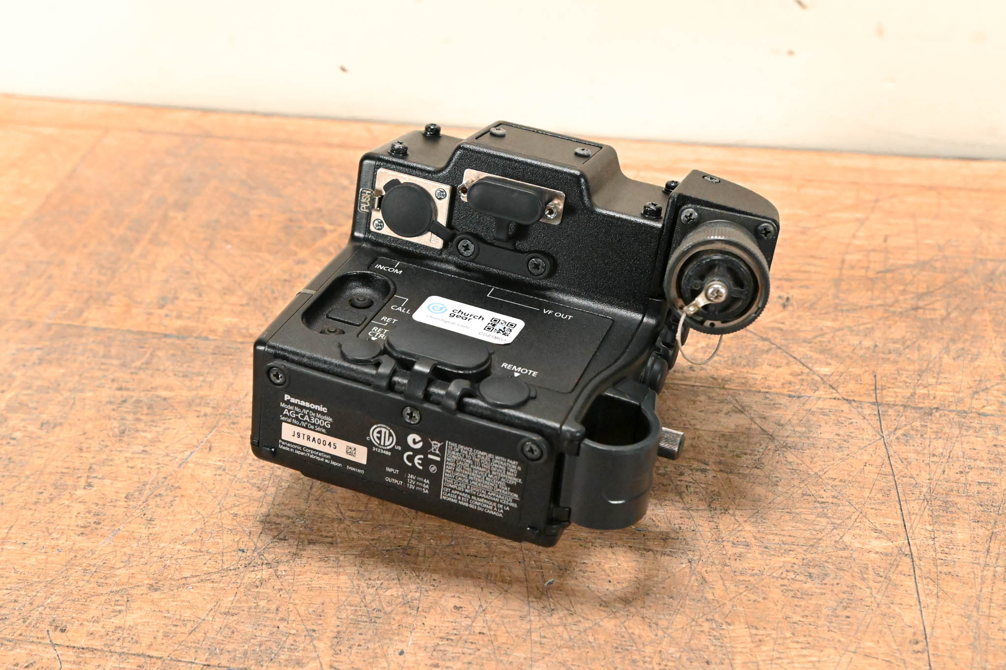 Panasonic AG-CA300G Camera Studio Adapter