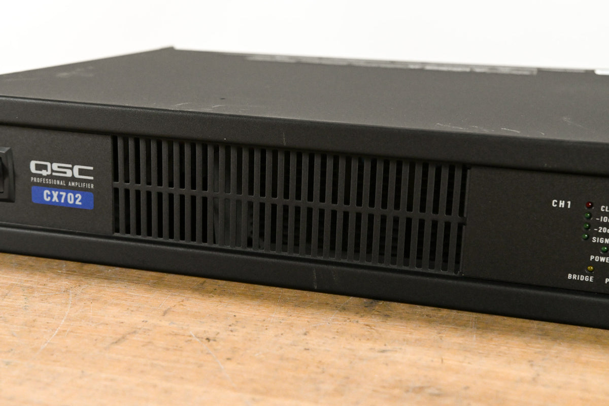 QSC CX702 2-Channel 700W Power Amplifier