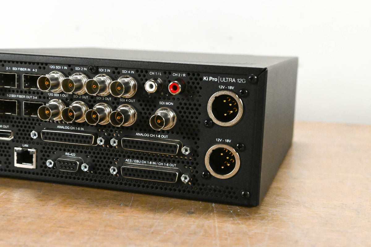 AJA Ki Pro Ultra 12G DCI/UHD/HD Recorder/Player (NO POWER SUPPLY)