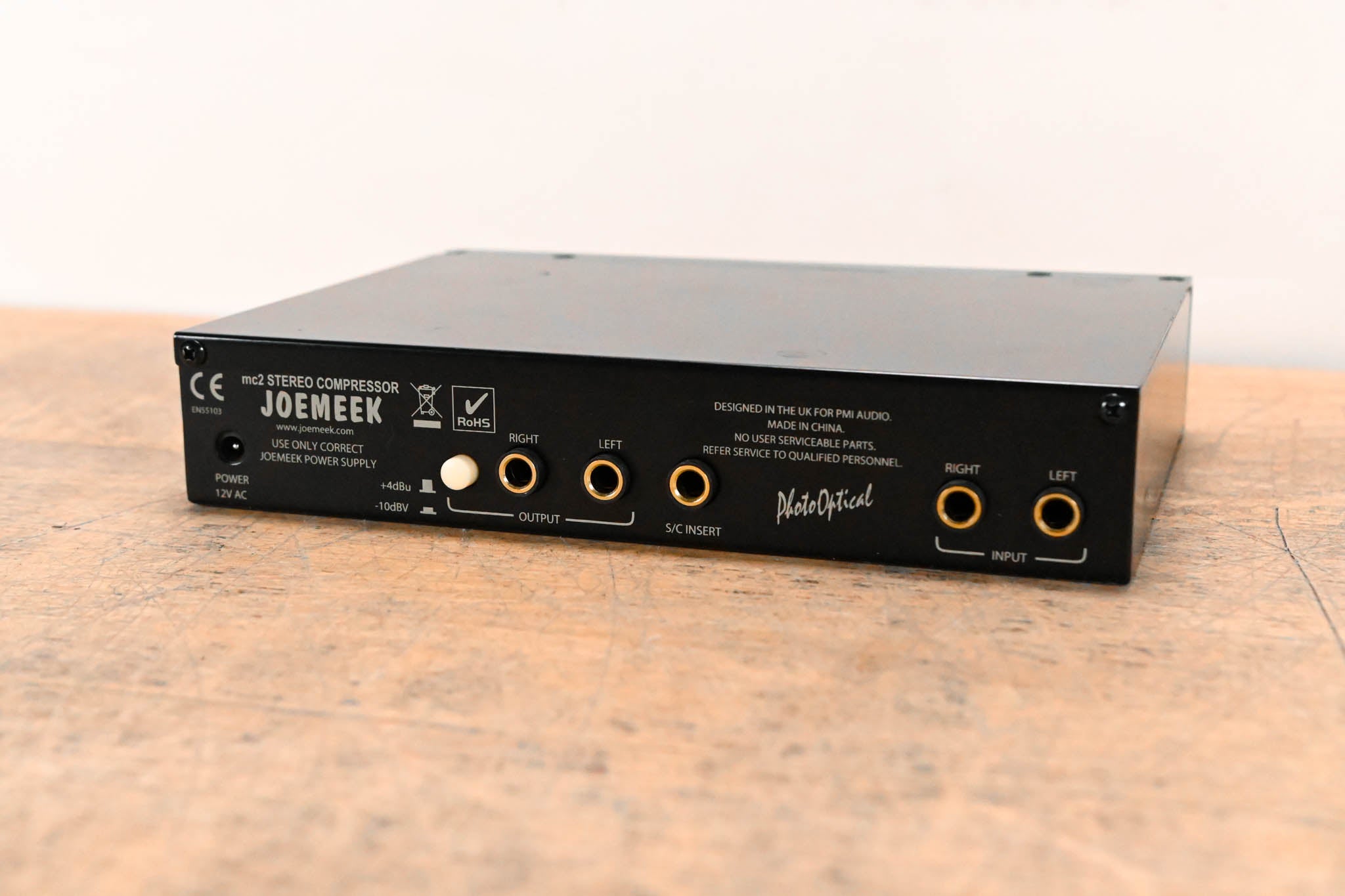 Joemeek Mc2 Stereo Optical Compressor (NO POWER SUPPLY)