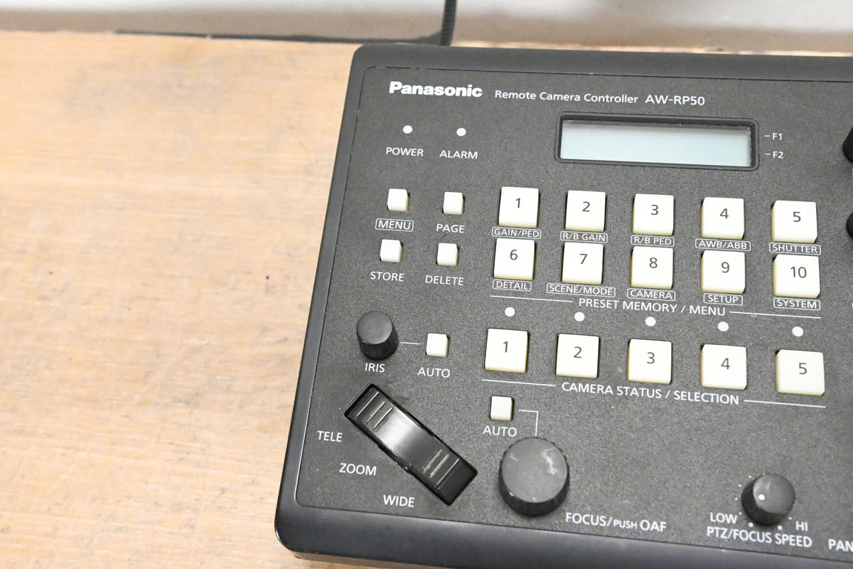 Panasonic AW-RP50 Compact Remote Camera Controller (NO POWER SUPPLY)