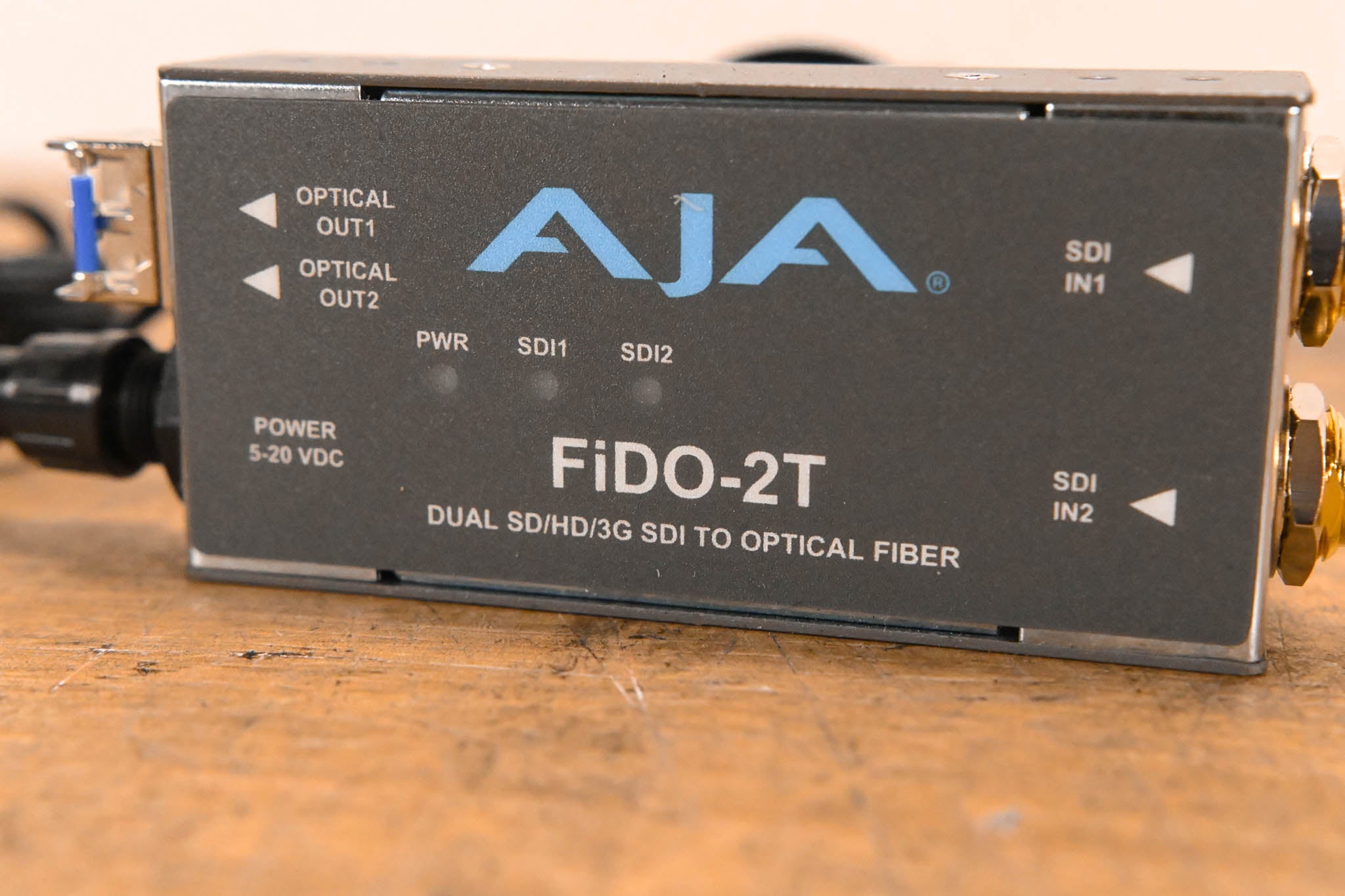 AJA FIDO-2T Dual-Channel SD/HD/3G SDI to Optical Fiber Transmitter