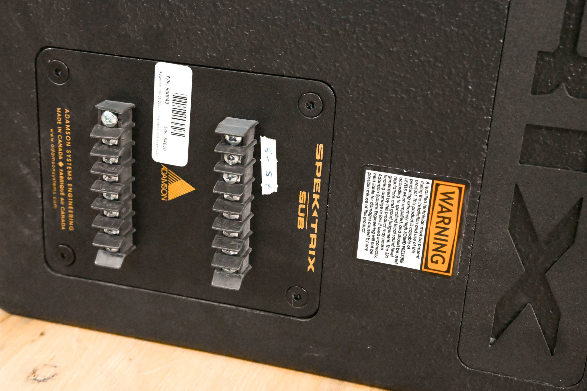 Adamson SpekTrix Sub Dual 18" Compact Sub-Bass Loudspeaker