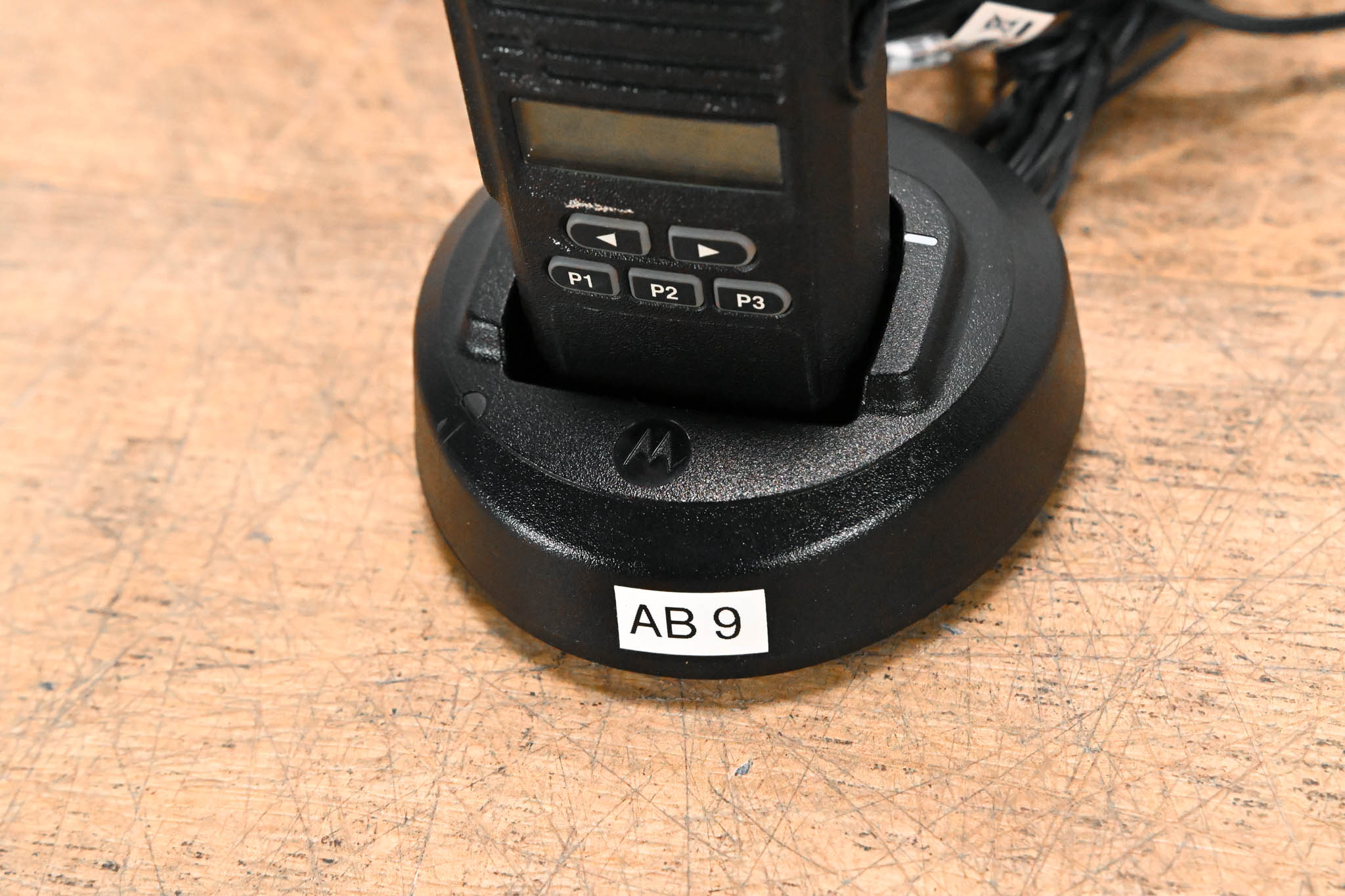Motorola CP185 Portable Two-Way Radio with PMLN5228A Charger