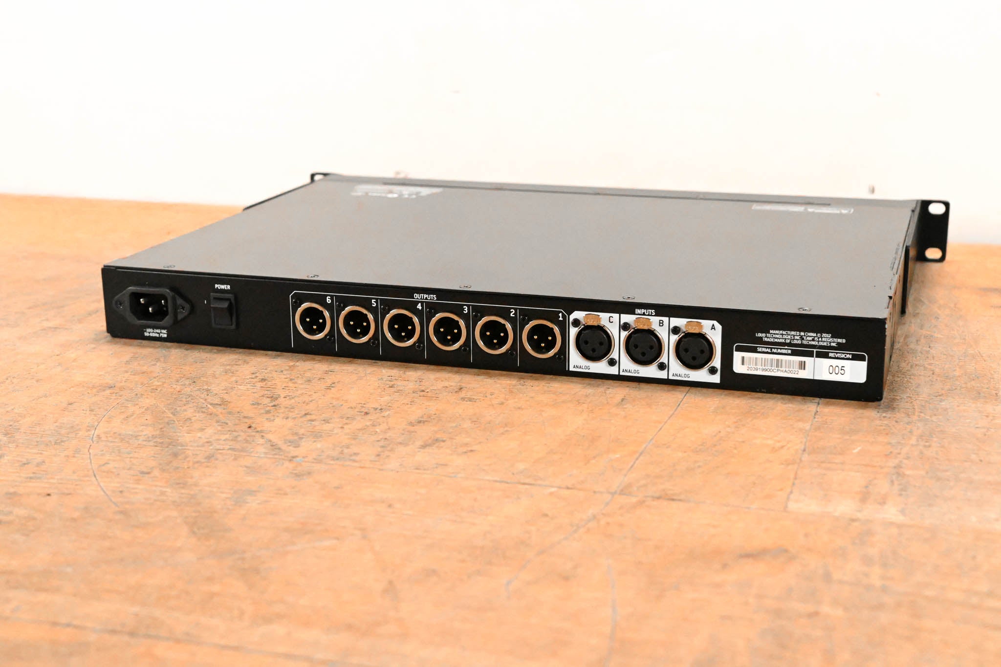 EAW UX3600 3x6 Digital Signal Processor