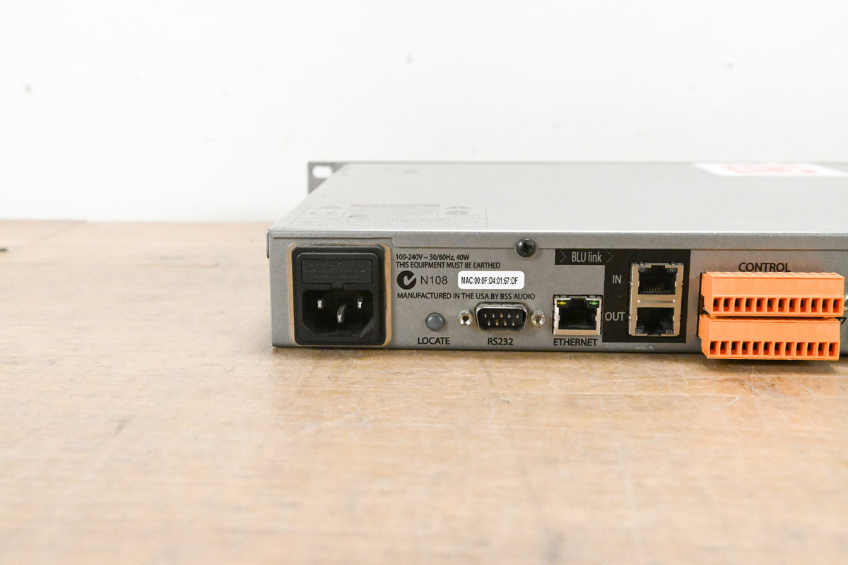 BSS London BLU-100 12x8 Signal Processor with BLU Link