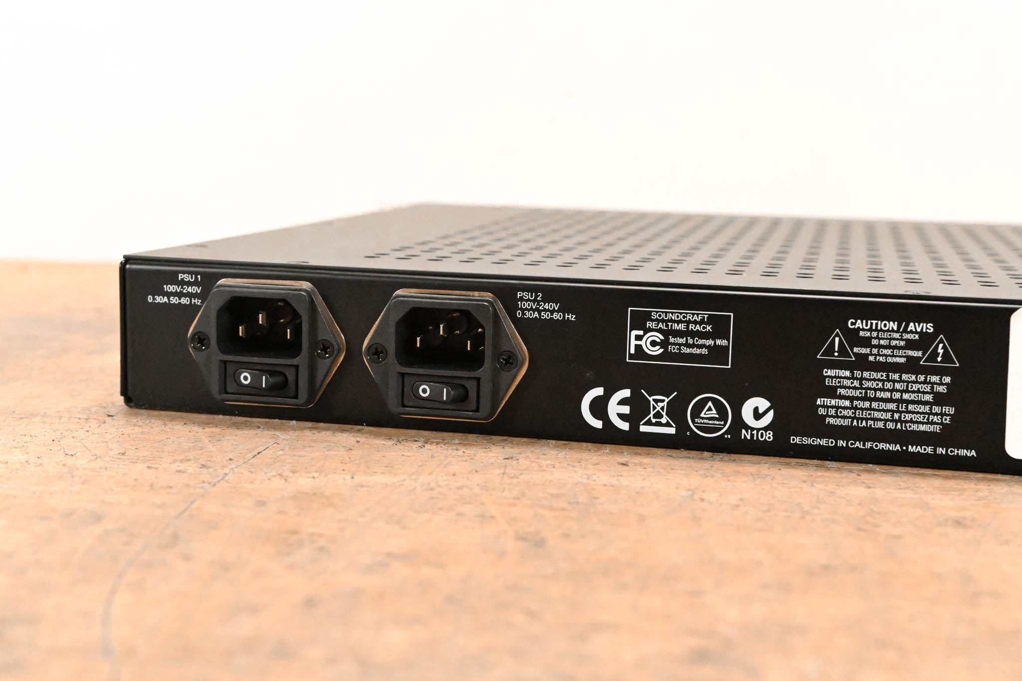 Soundcraft Realtime Rack UAD Plug-In Processing Unit