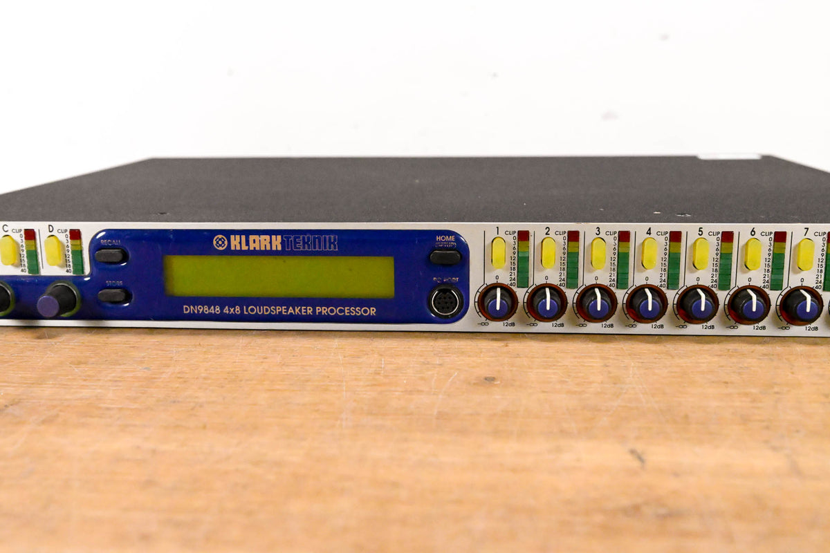 Klark Teknik DN9848 4x8 Loudspeaker Processor