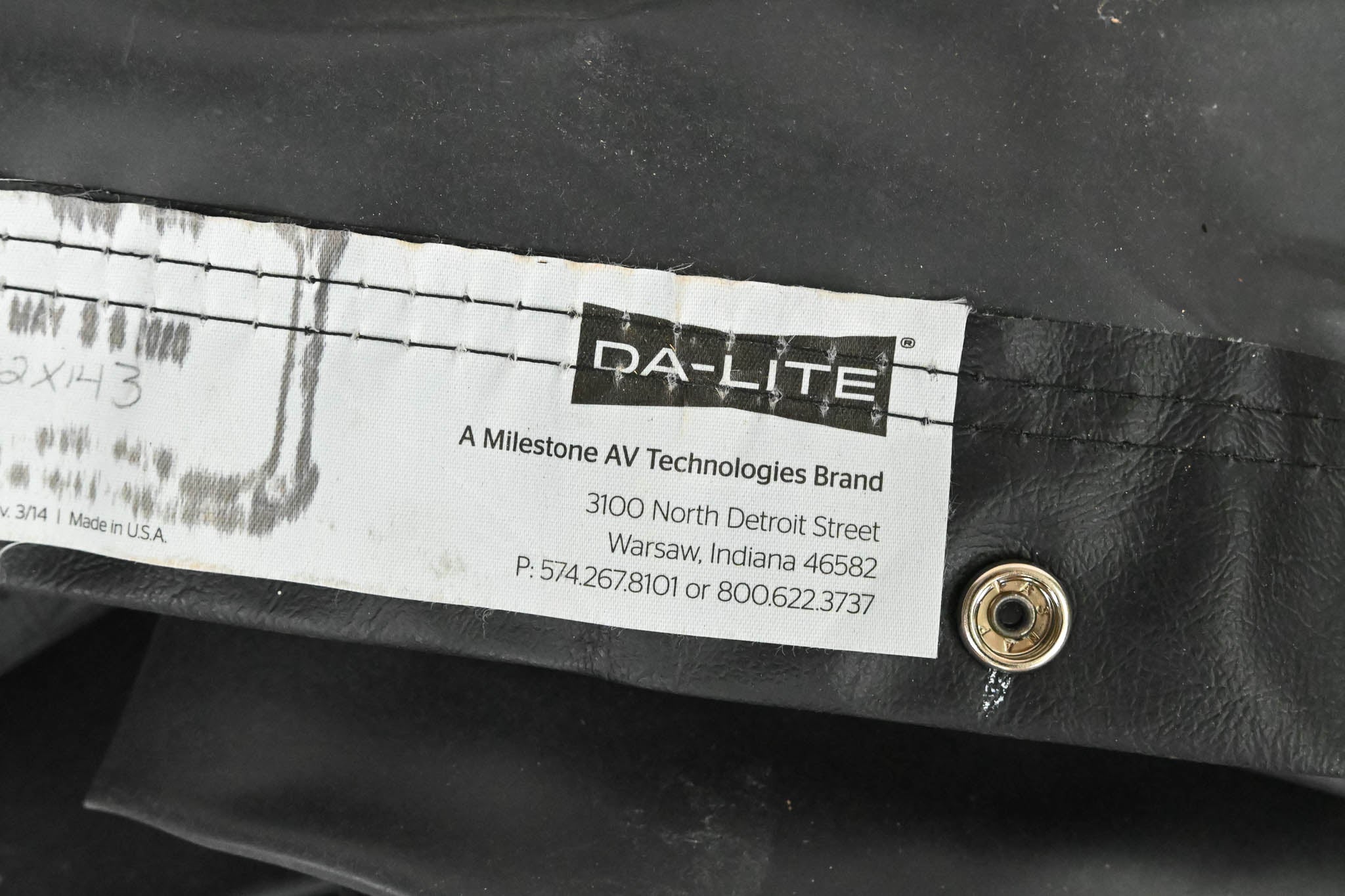 Da-Lite 78679 Perm-Wall Fixed Frame Projection Screen (78 x 139")
