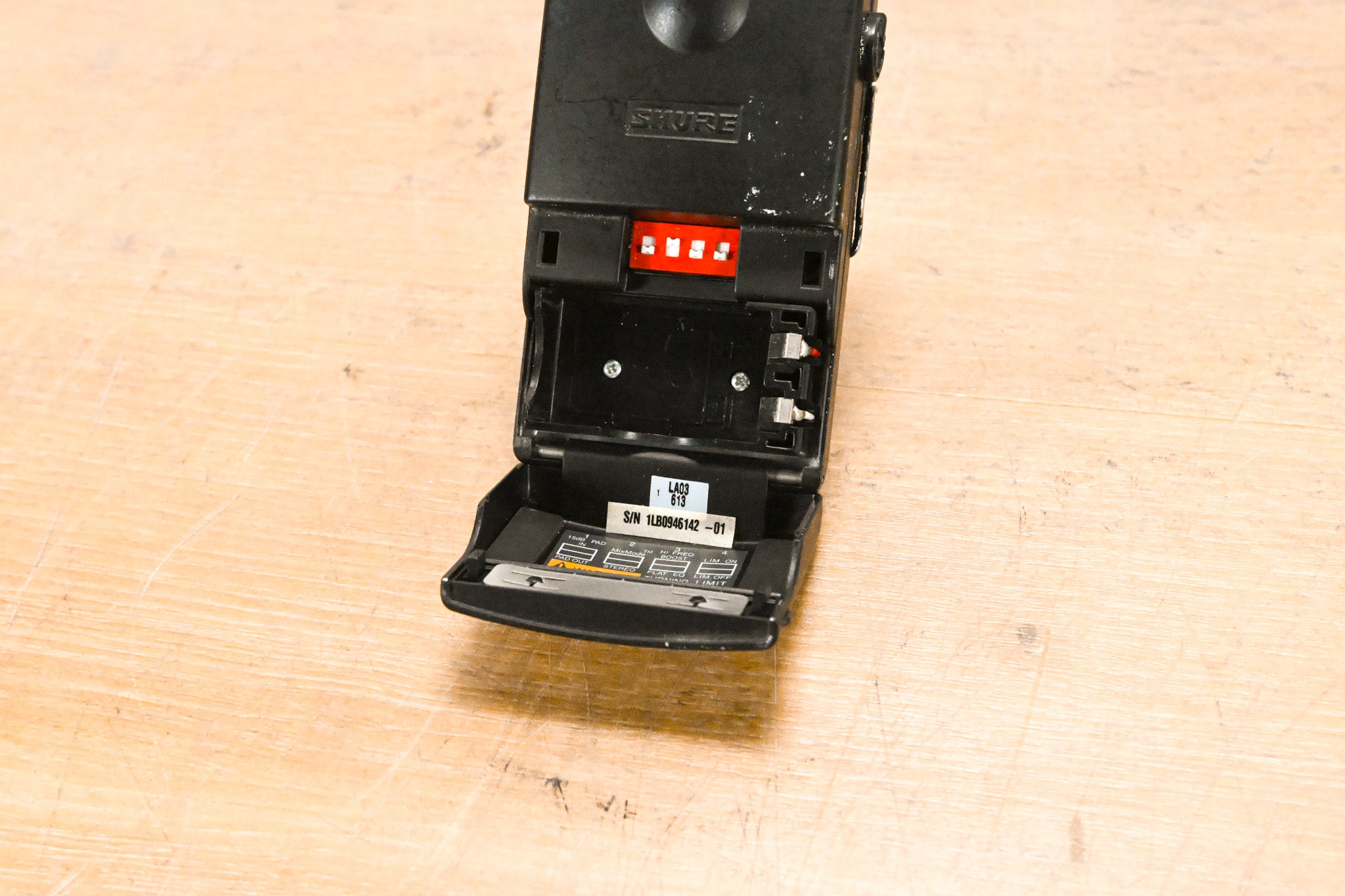 Shure P6HW Wired Bodypack Receiver