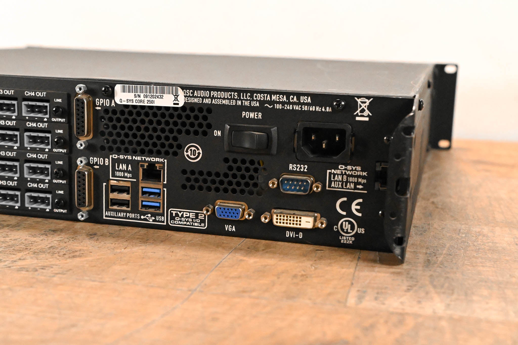 QSC Q-SYS Core 250i Integrated System Processor