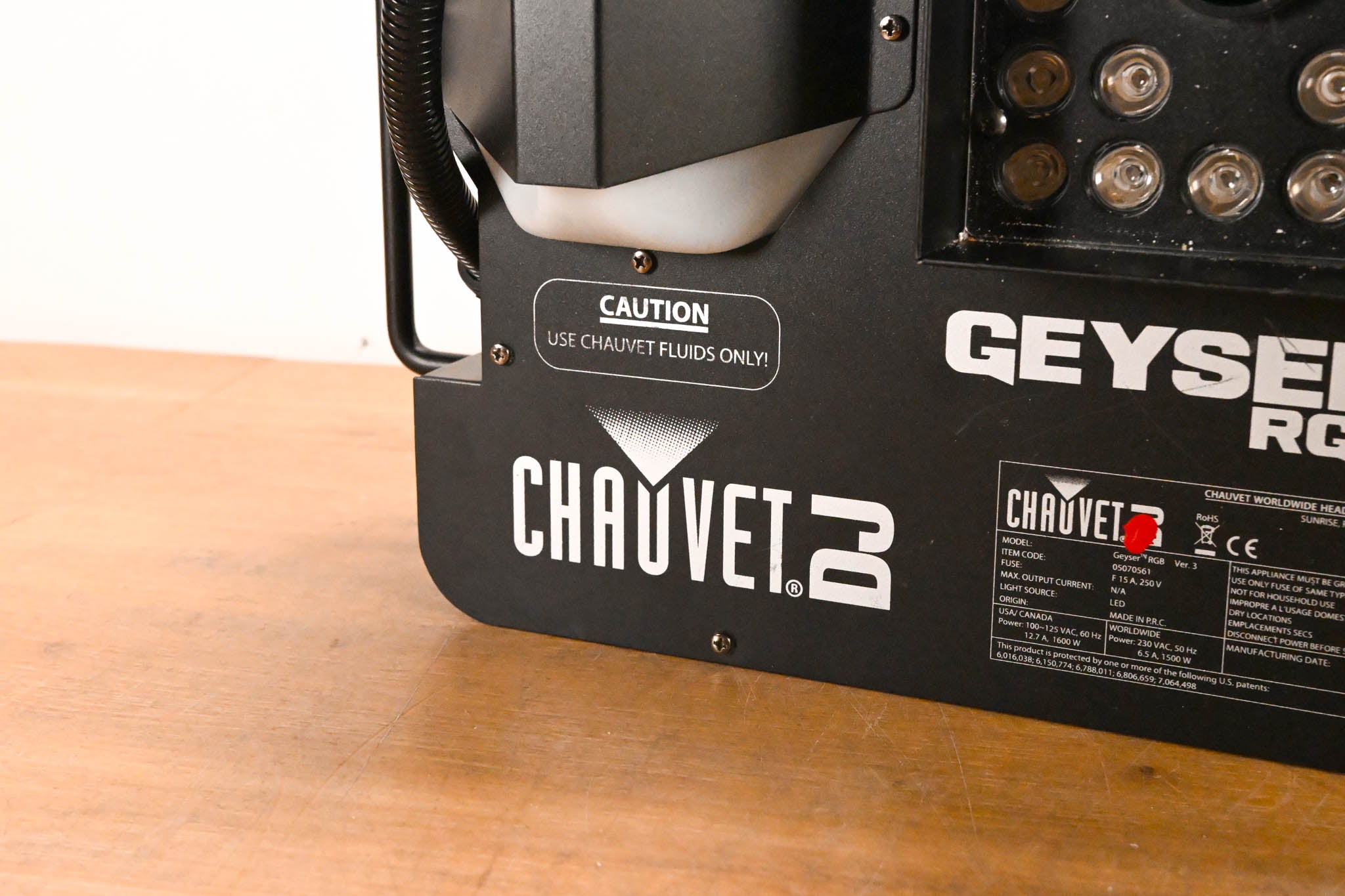 Chauvet Geyser RGB Ver 3 LED Lighting Effect and Fog Machine