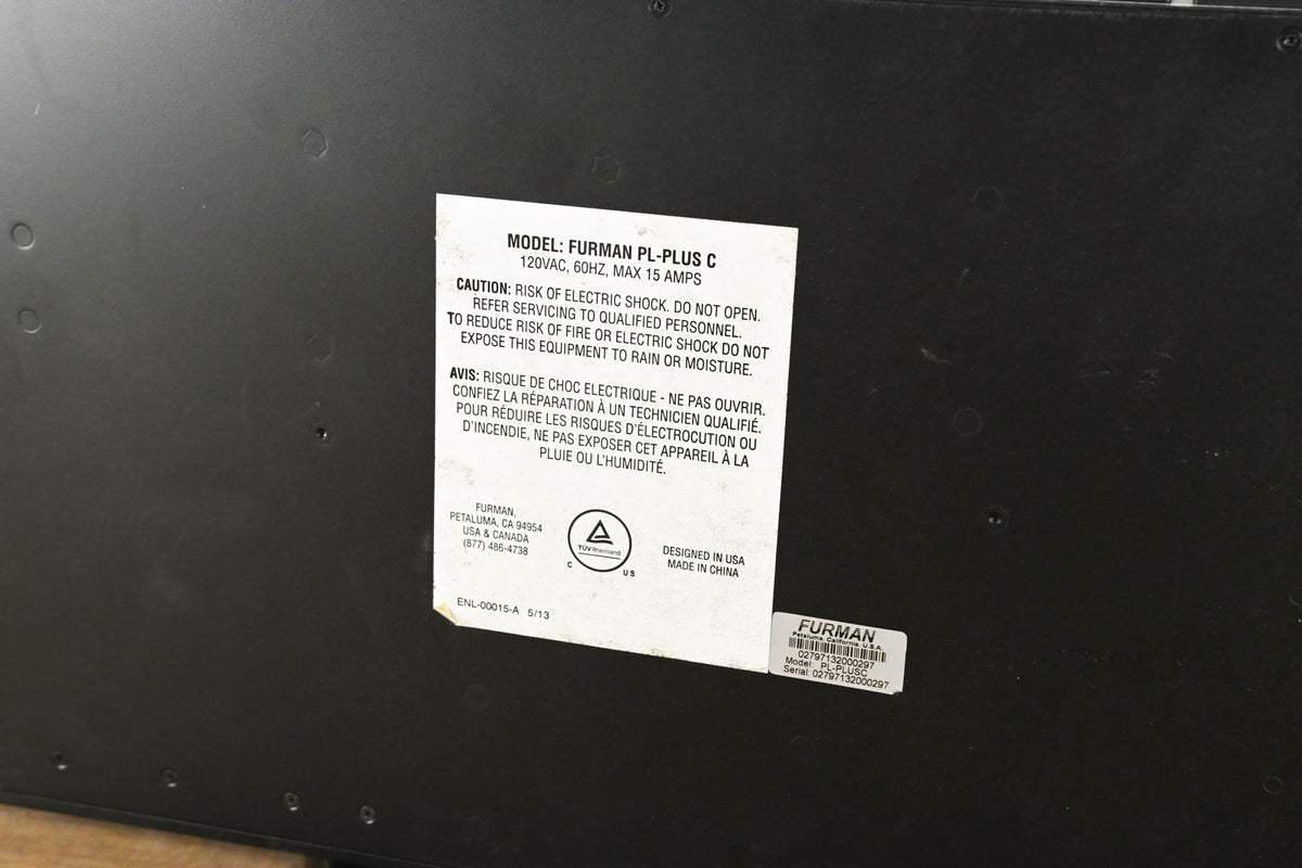 Furman PL-PLUS C 15A Power Conditioner with Voltmeter
