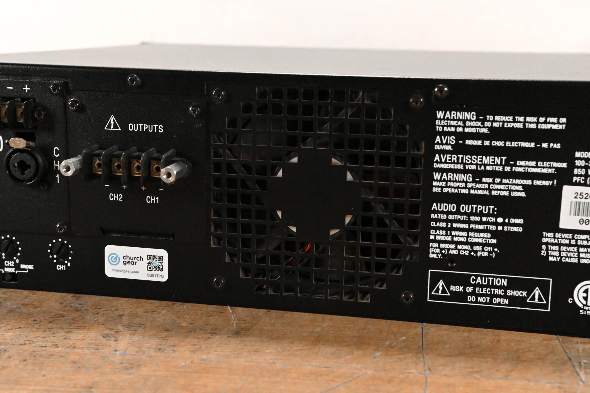 Crown CL4 2-Channel Power Amplifier