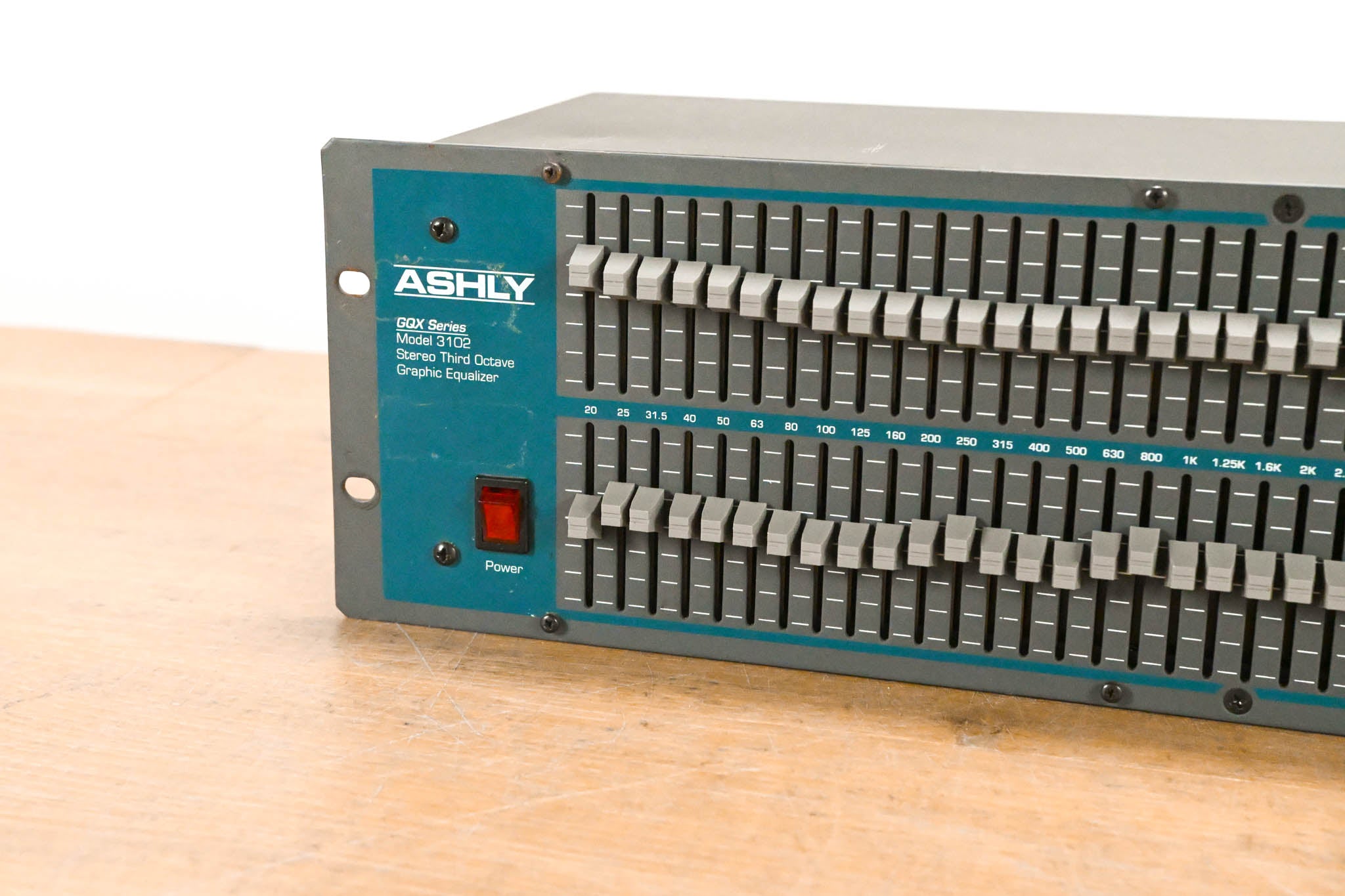 Ashly GQX-3102 2-Channel 31-Band Graphic Equalizer