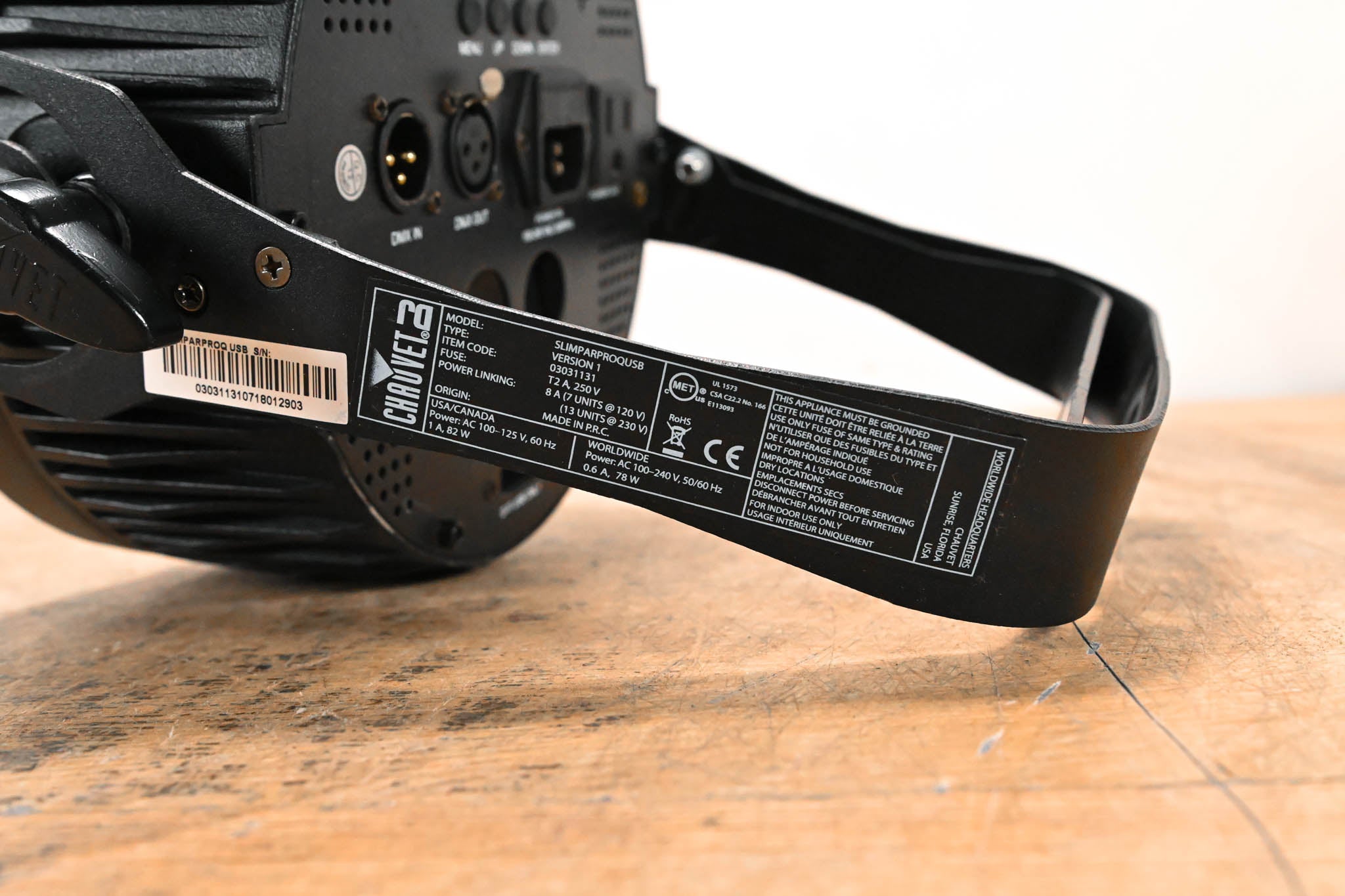Chauvet SlimPAR Pro Q USB RGBA LED Low-Profile Par Wash Light