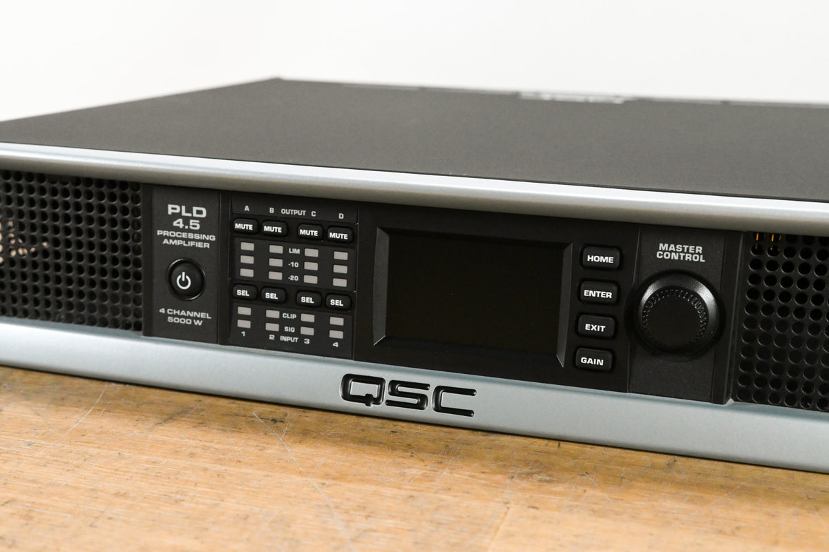 QSC PLD4.5 Four-Channel Power Amplifier with DSP