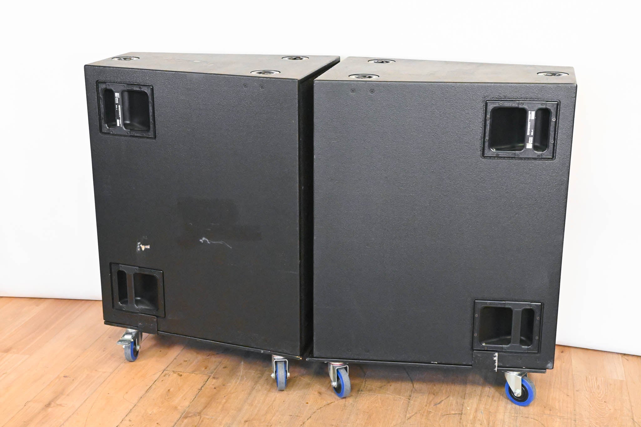 Meyer Sound MSL-4 Self-Powered Reinforcement Speaker (PAIR) w/ Wheels