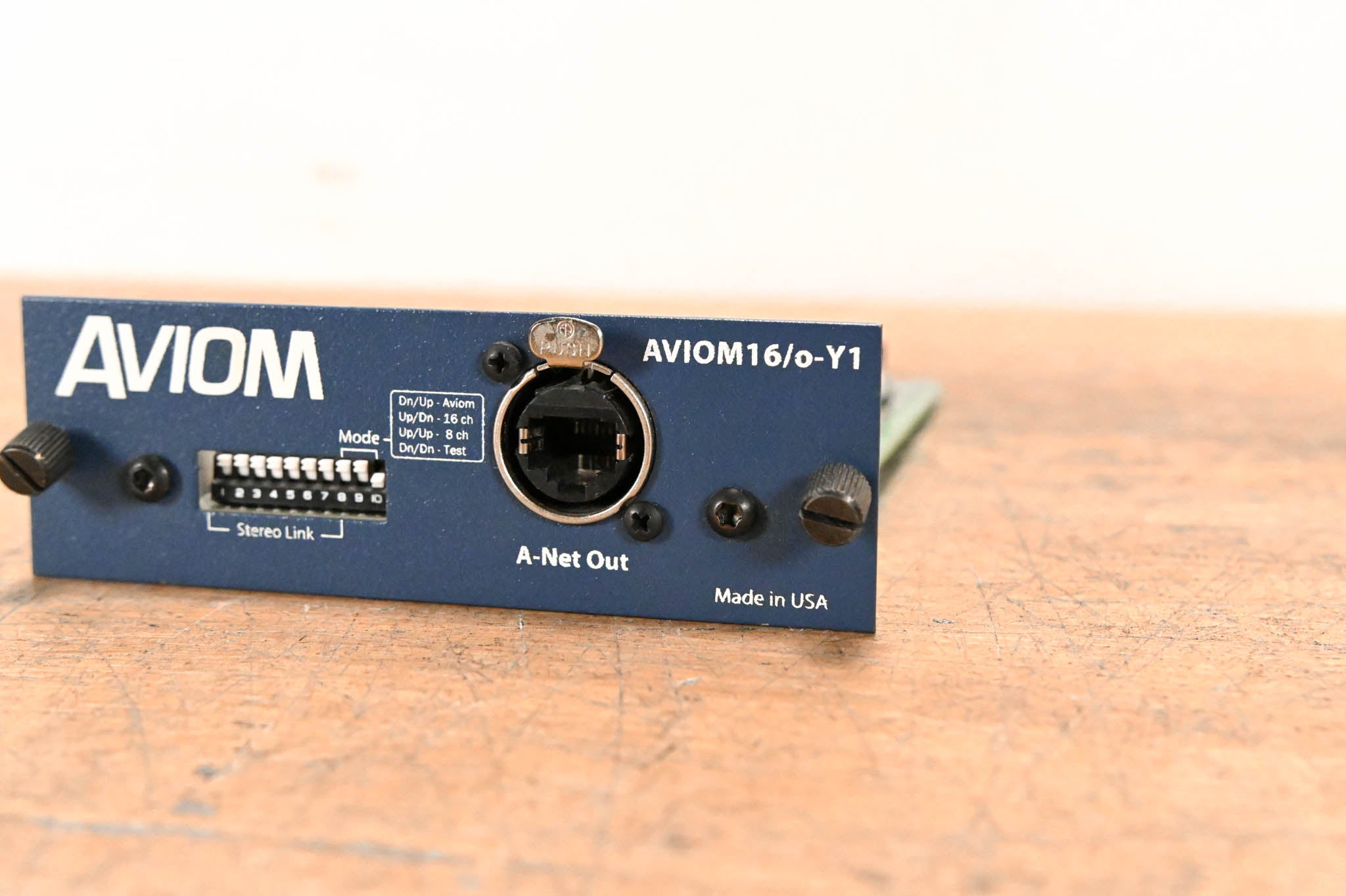 Aviom 16/o-Y1 A-Net Card for Yamaha Digital Products