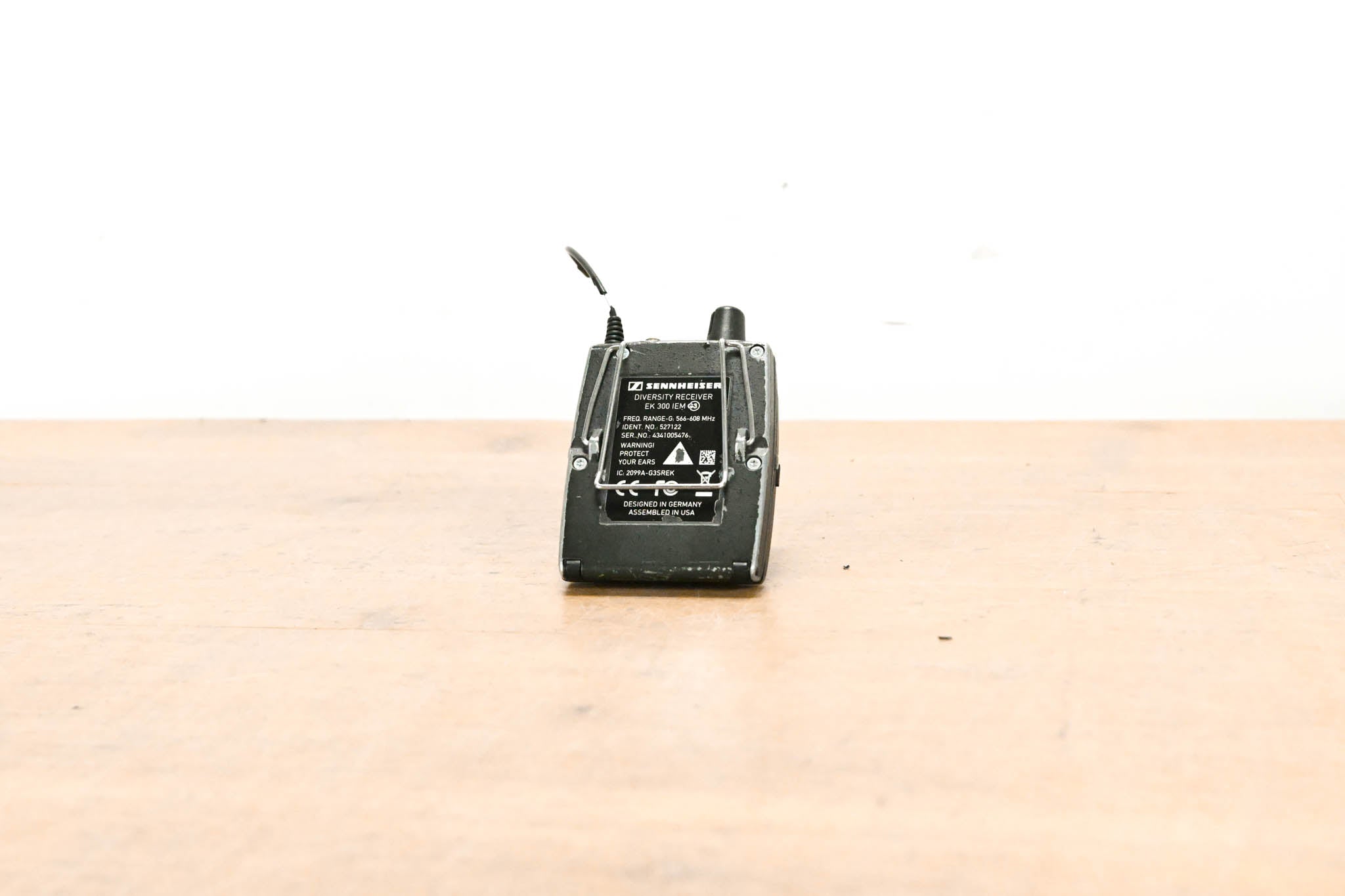 Sennheiser EK 300 IEM G3 Wireless Bodypack Receiver G Range: 566-608 MHz