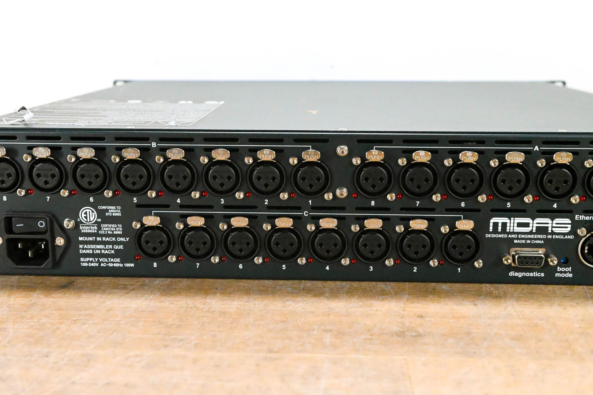 Midas DL151 24-Input Stage Box with 24 Midas Microphone Preamplifiers