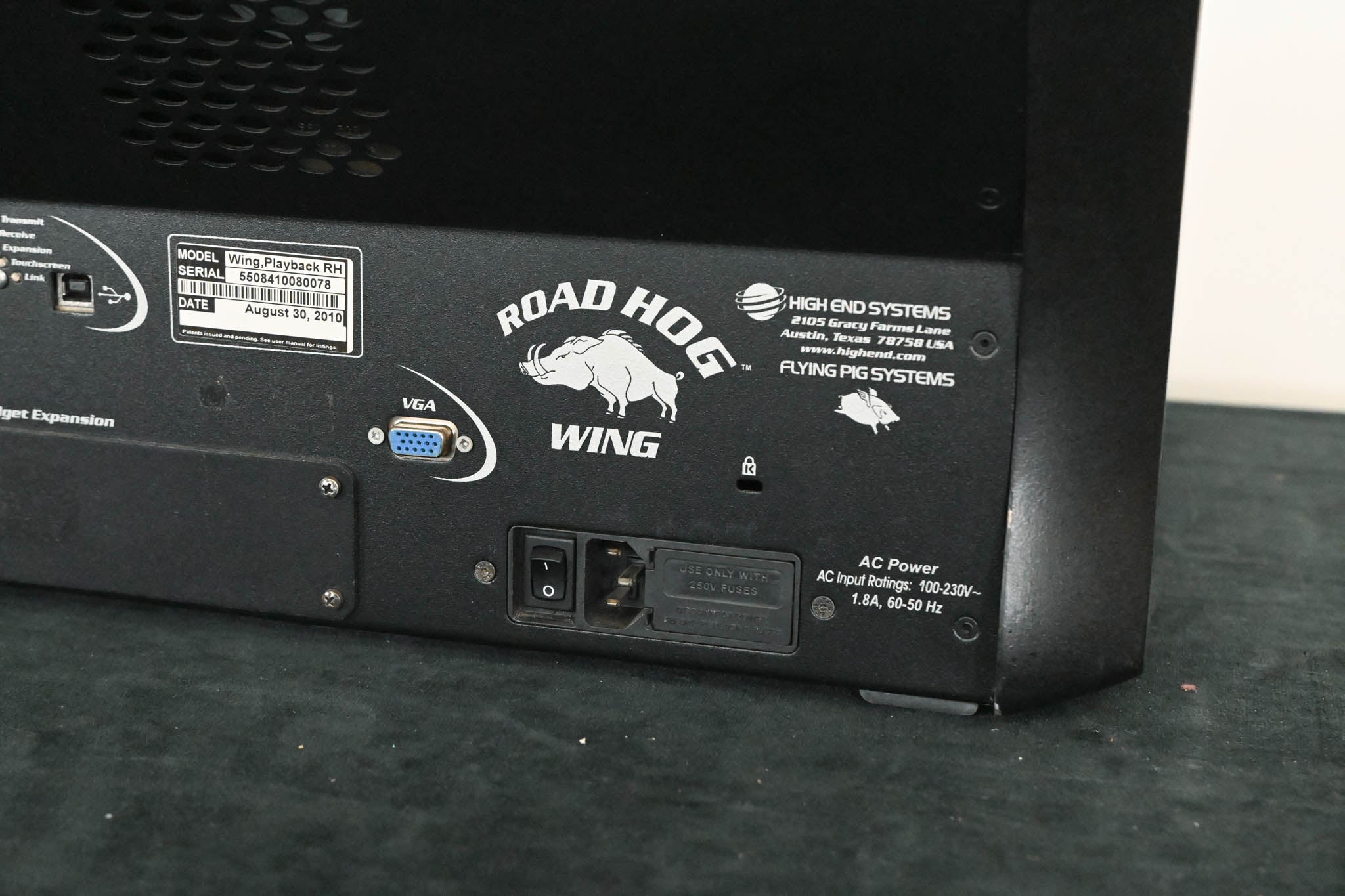 High End Systems Road Hog Playback Wing