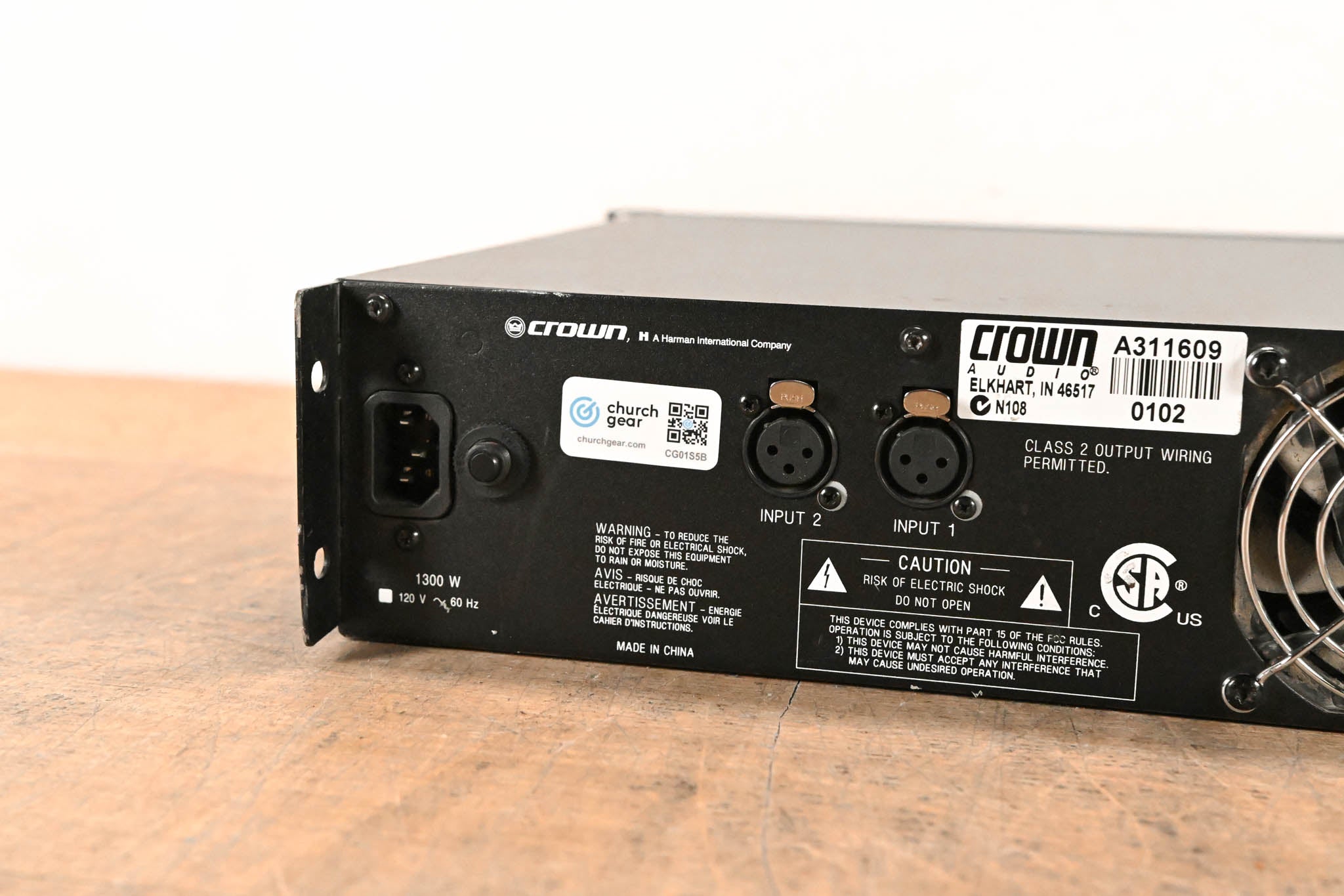 Crown XLS 602 2-Channel Power Amplifier
