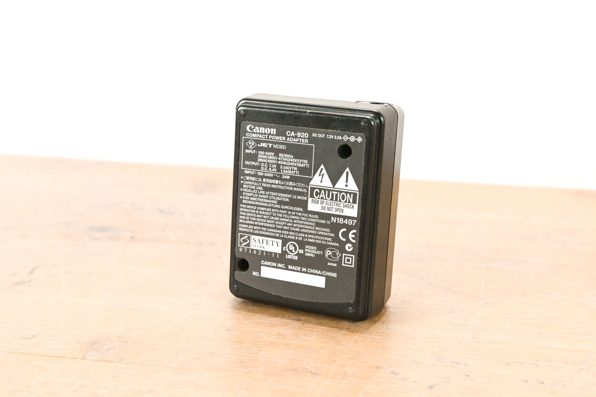 Canon CA-920 Compact Power Adapter (NO POWER SUPPLY)