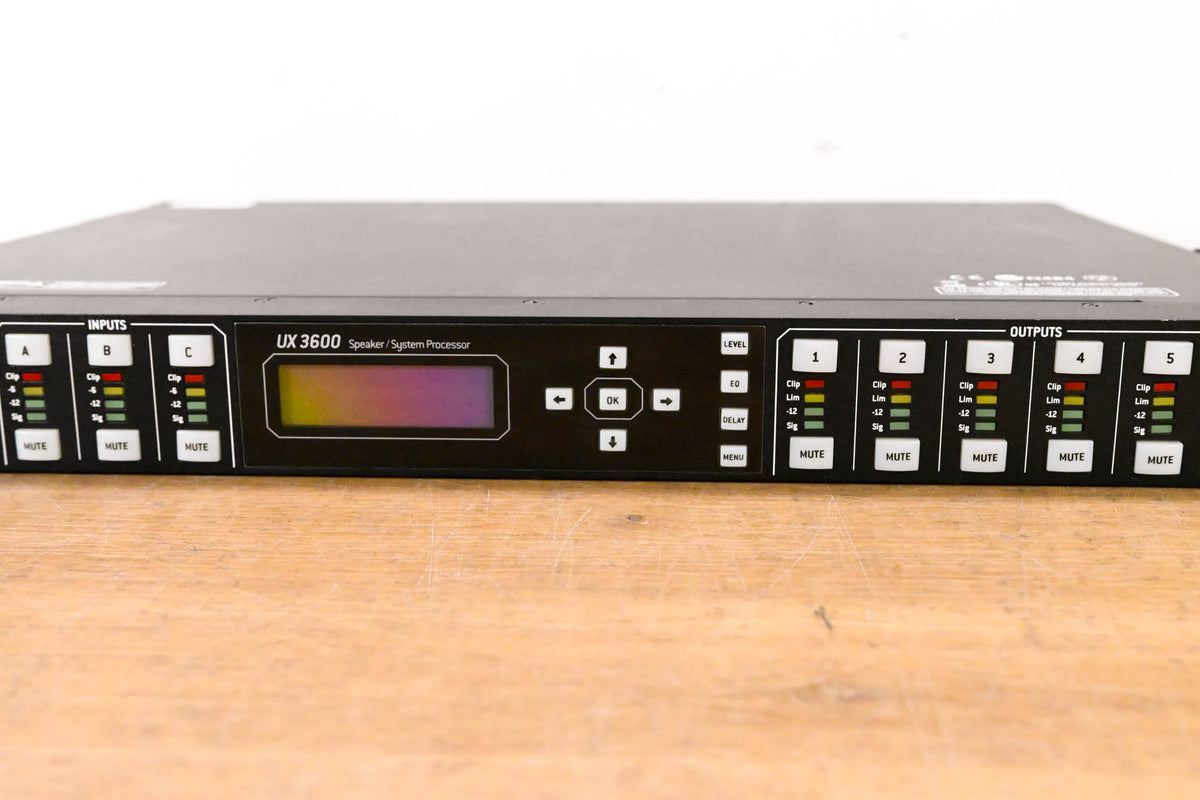 EAW UX3600 3x6 Digital Signal Processor