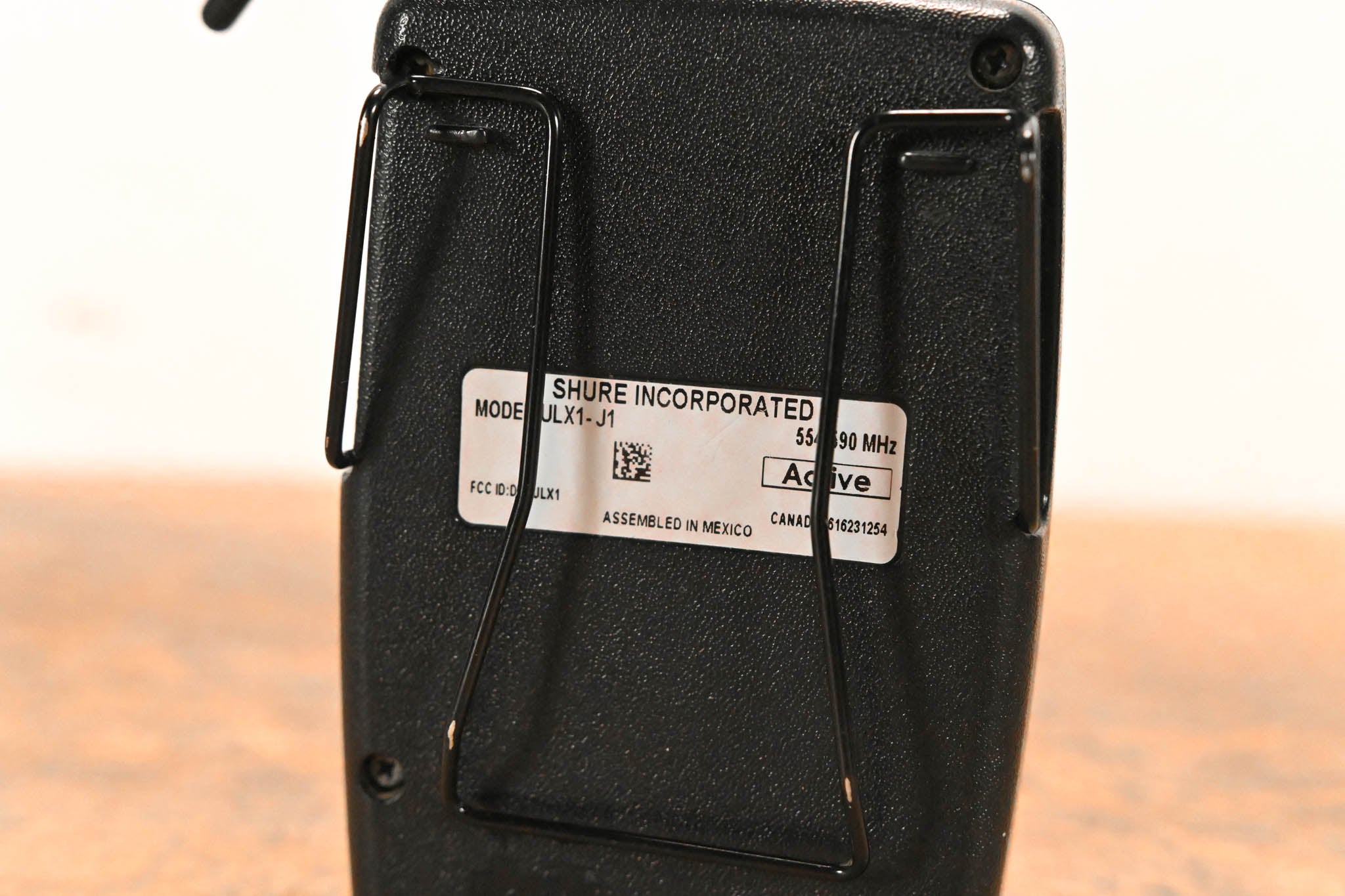 Shure ULXS14 Bodypack Wireless System - J1 Band: 554-590 MHz